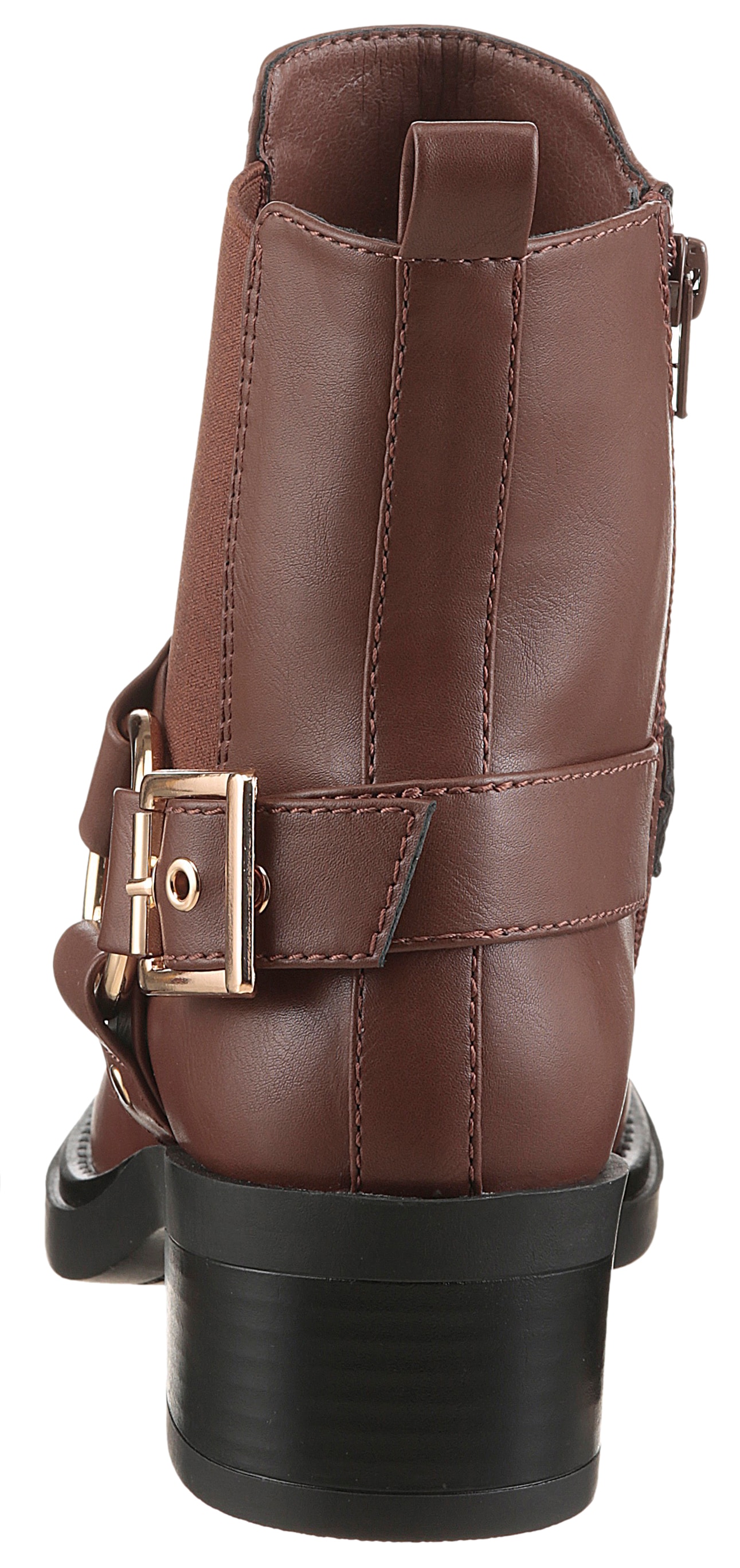 Aniston SHOES Westernstiefelette, Cowboyboots, Blockabsatz, mit Stretcheinsatz - NEUE KOLLEKTION