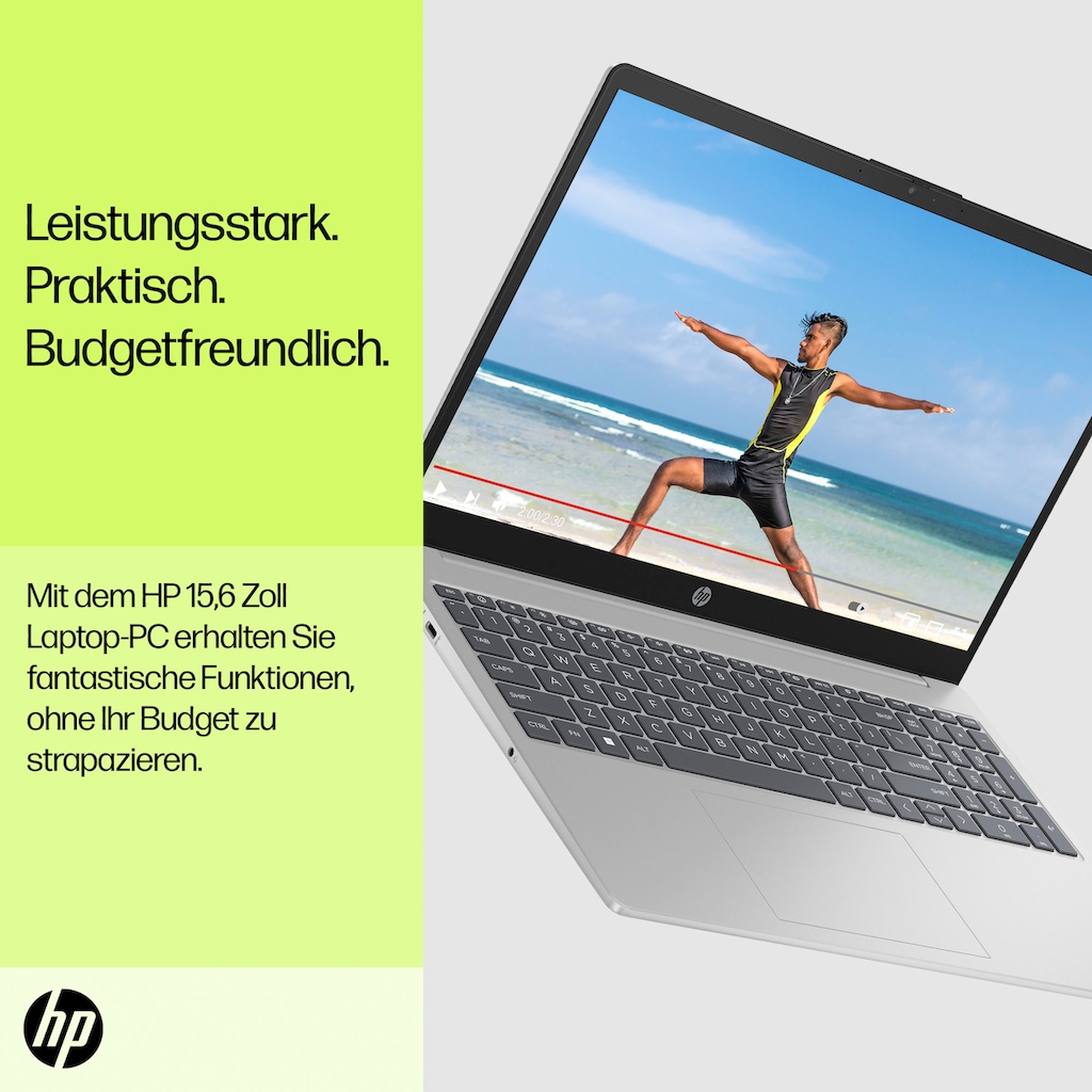 HP Notebook »15-fd0077ng«, 39,6 cm, / 15,6 Zoll, Intel, Core i7, Iris Xe Graphics, 512 GB SSD