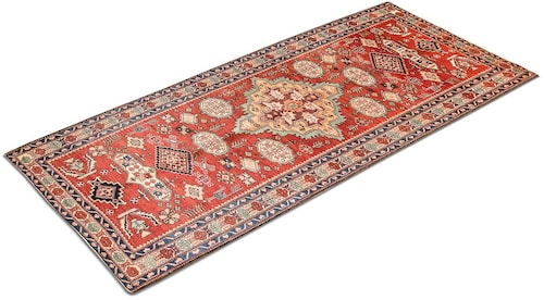 morgenland Wollteppich »Ardebil Teppich handgeknüpft rot«, rechteckig, hand günstig online kaufen