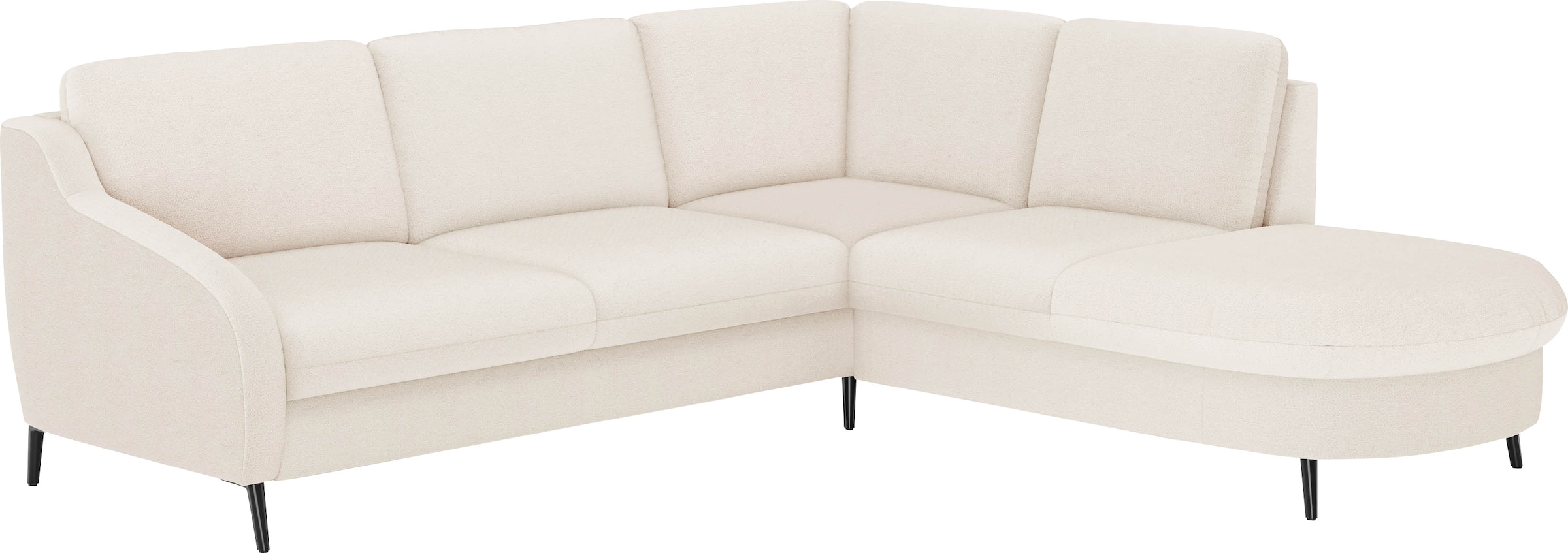 sit&more Ecksofa »Soul L-Form«, wahlweise mit Bettfunktion und Bettkasten oder Schubkasten