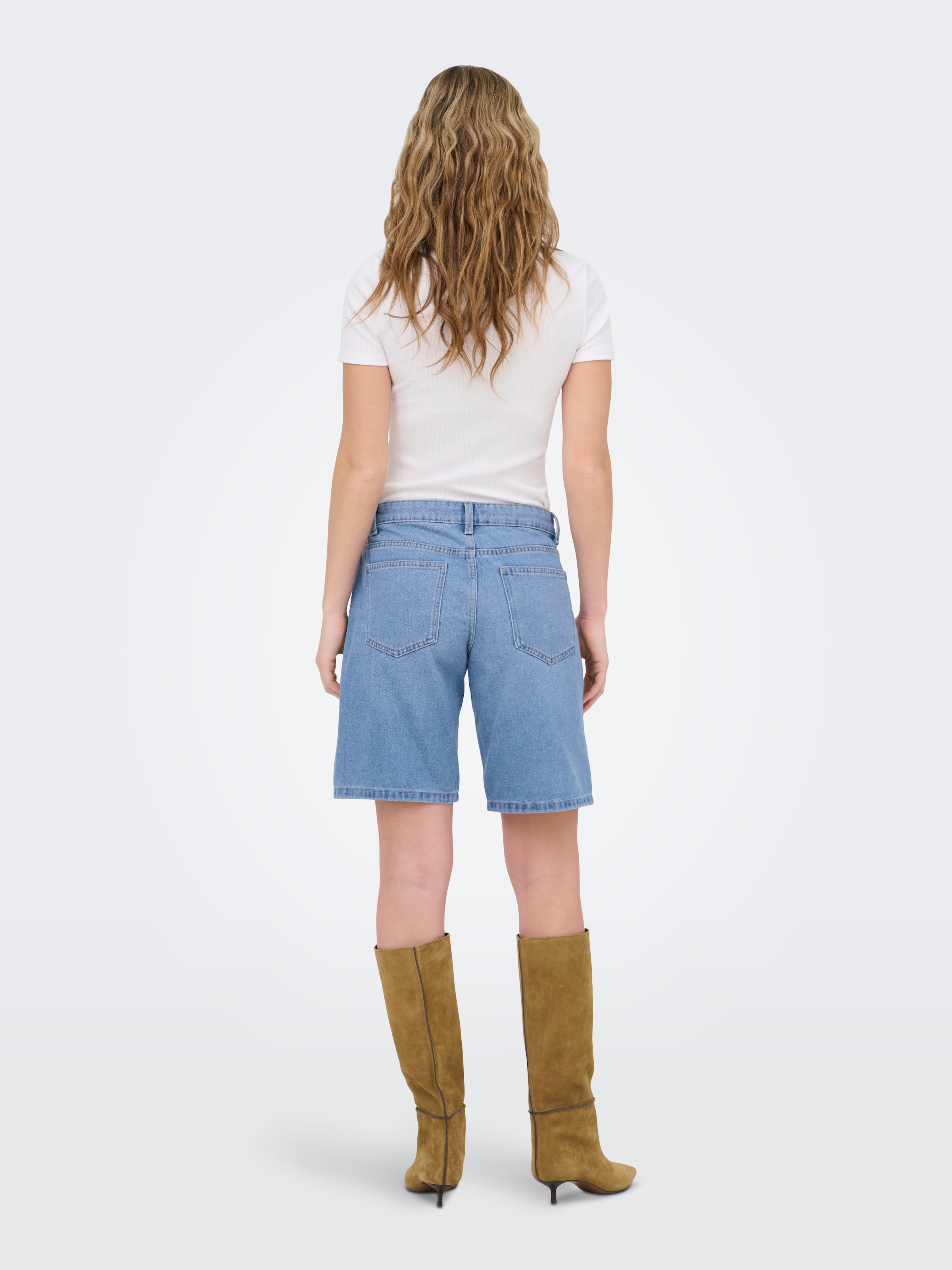 ONLY Jeansbermudas »ONLRHONA LW SHORTS DNM«