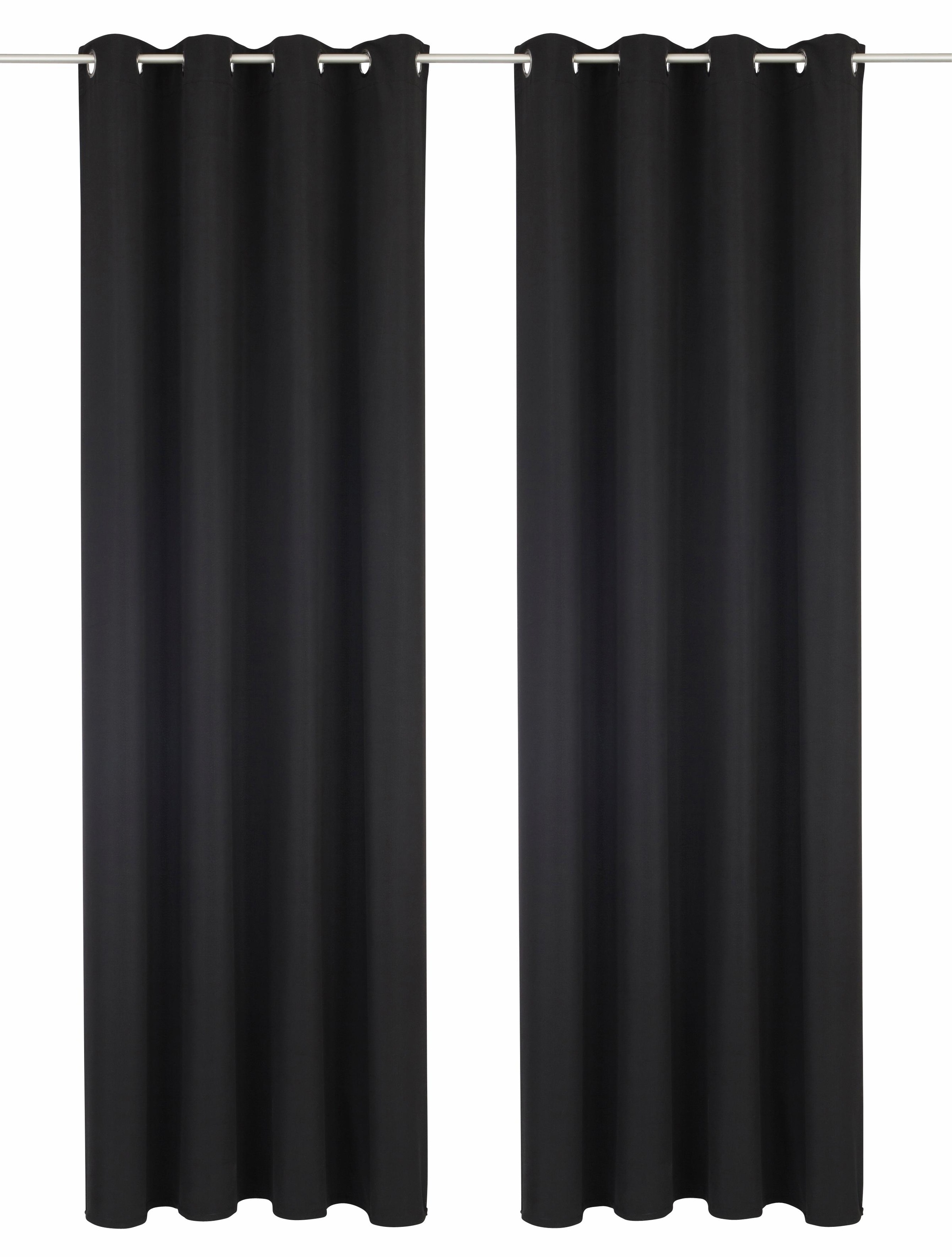 Bruno Banani Vorhang »Lagan«, (2 St.), 2-er Set, gewebt, Microfaser, versch günstig online kaufen