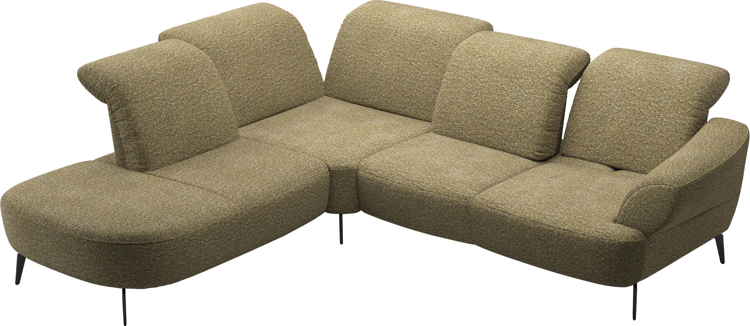 sit&more Ecksofa »Dance«, inkl.System Click&Seat und Sitztiefenverstellung