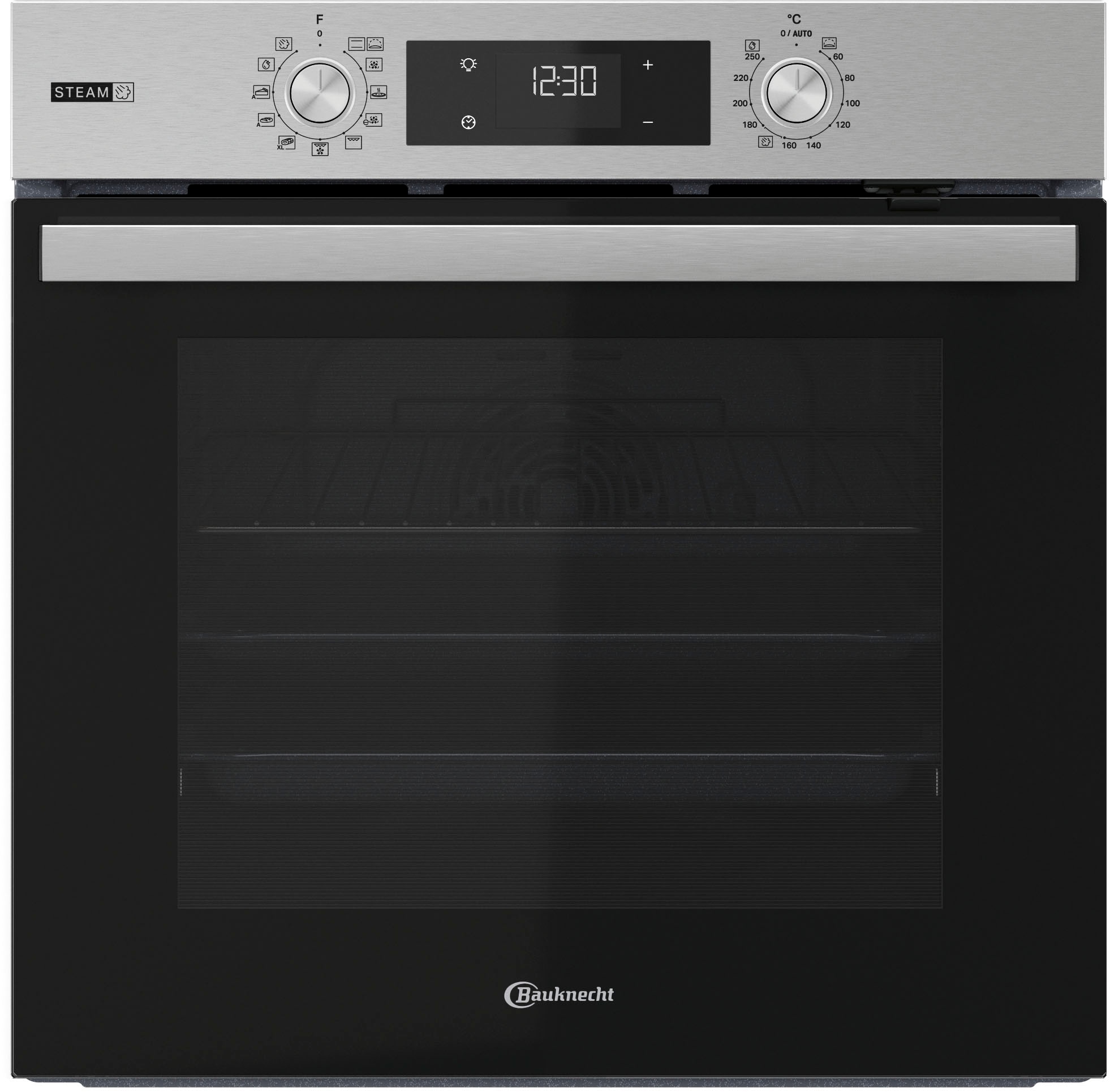 BAUKNECHT Einbaubackofen »BBA2S85HU1I«, mit 1-fach-Teleskopauszug, Gentle S günstig online kaufen