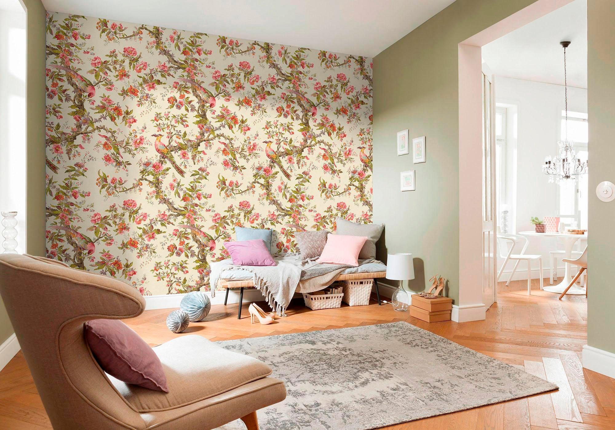 Komar Vliestapete »Digitaldruck Vlies - Héritage - Größe 400 x 280 cm«, bedruckt, Wohnzimmer, Schlafzimmer