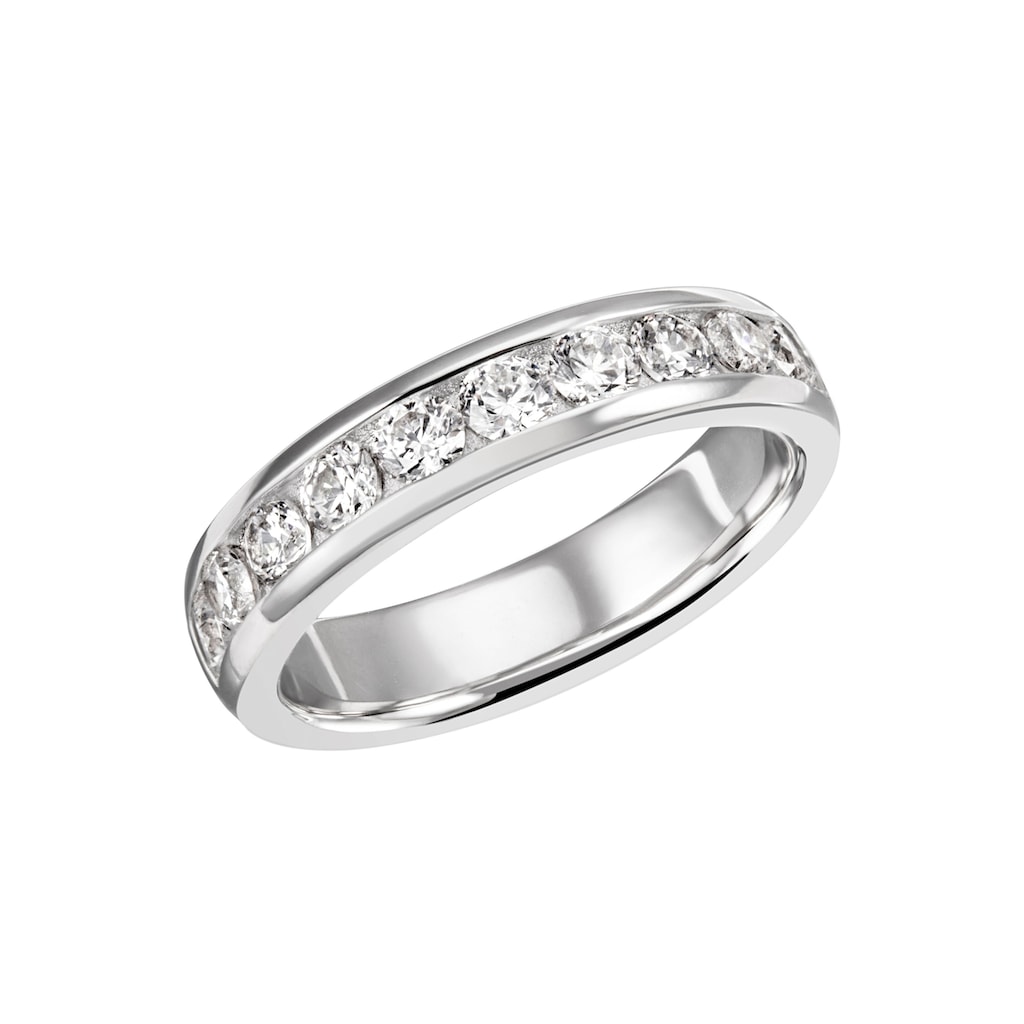 Firetti Fingerring »Schmuck Geschenk Silber 925 Silberring Ring Memoire-Optik glitzernd«