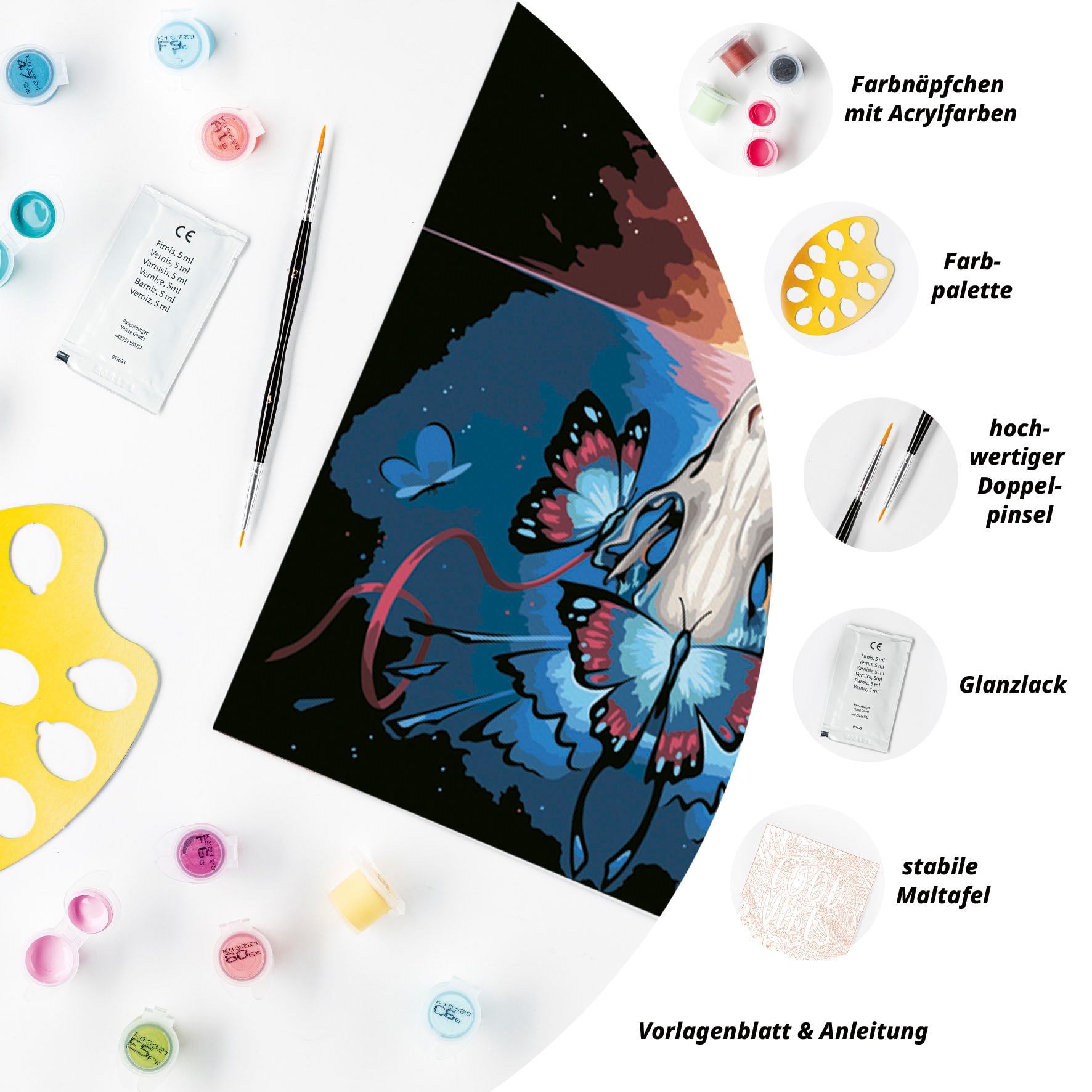 Ravensburger Malen nach Zahlen »CreArt, Beautiful Death« Made in Europe