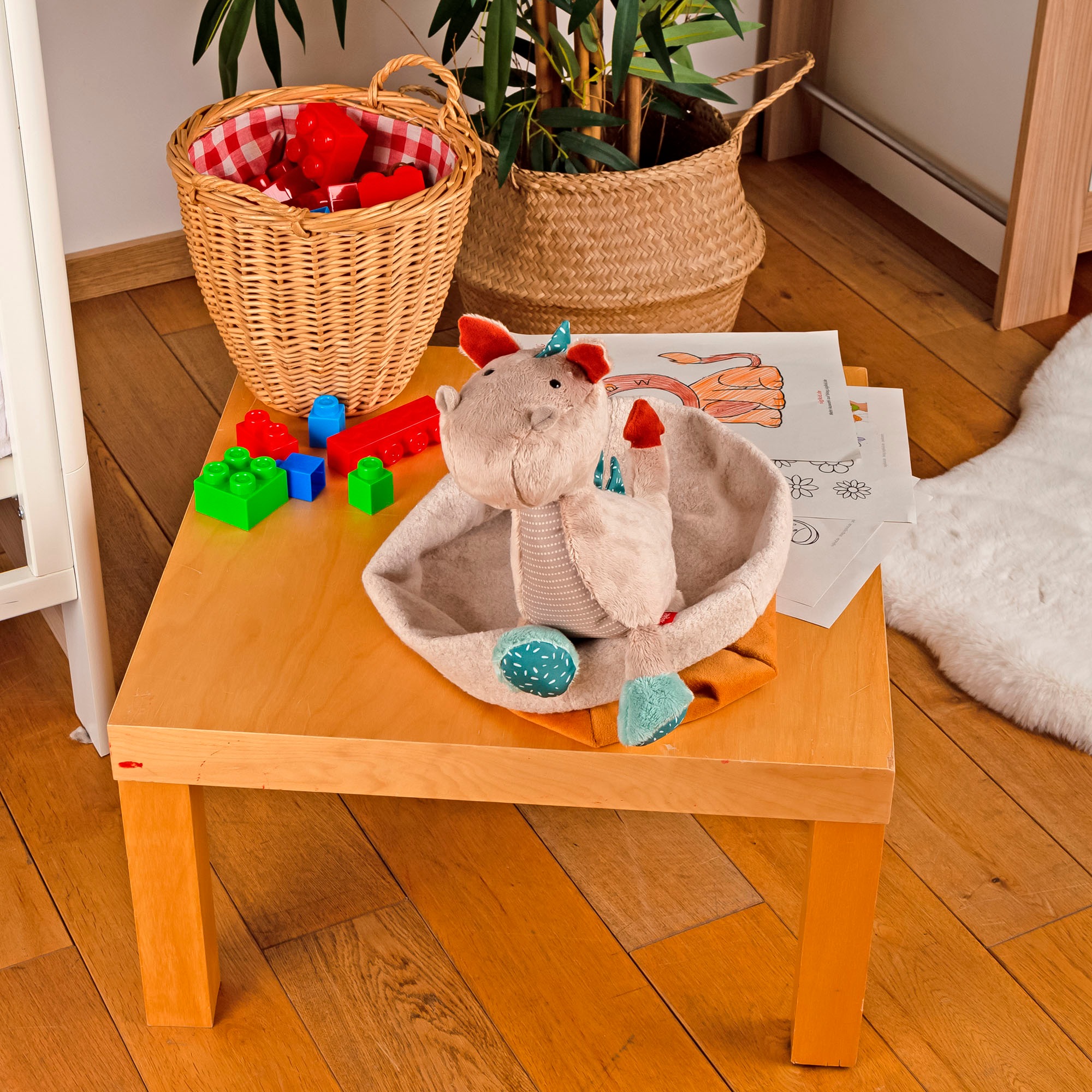 Sigikid Kuscheltier »Patchwork Sweety Yellow, Drache«