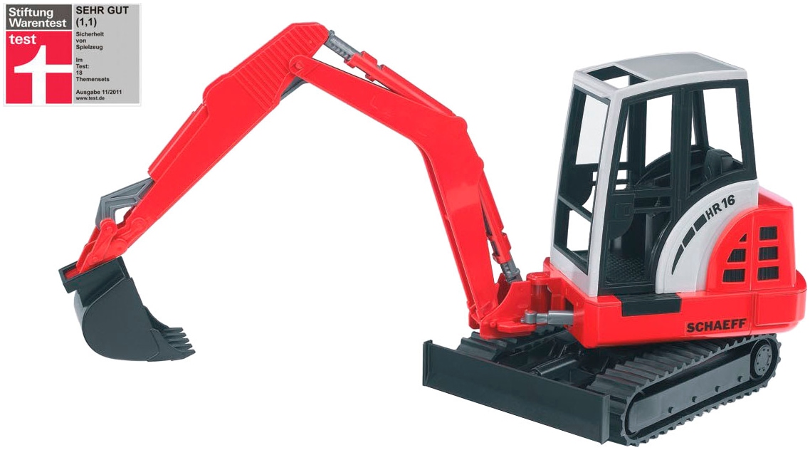 Bruder® Spielzeug-Bagger »Schaeff HR16 Minibagger 38 cm (02432)«, Made in Europe