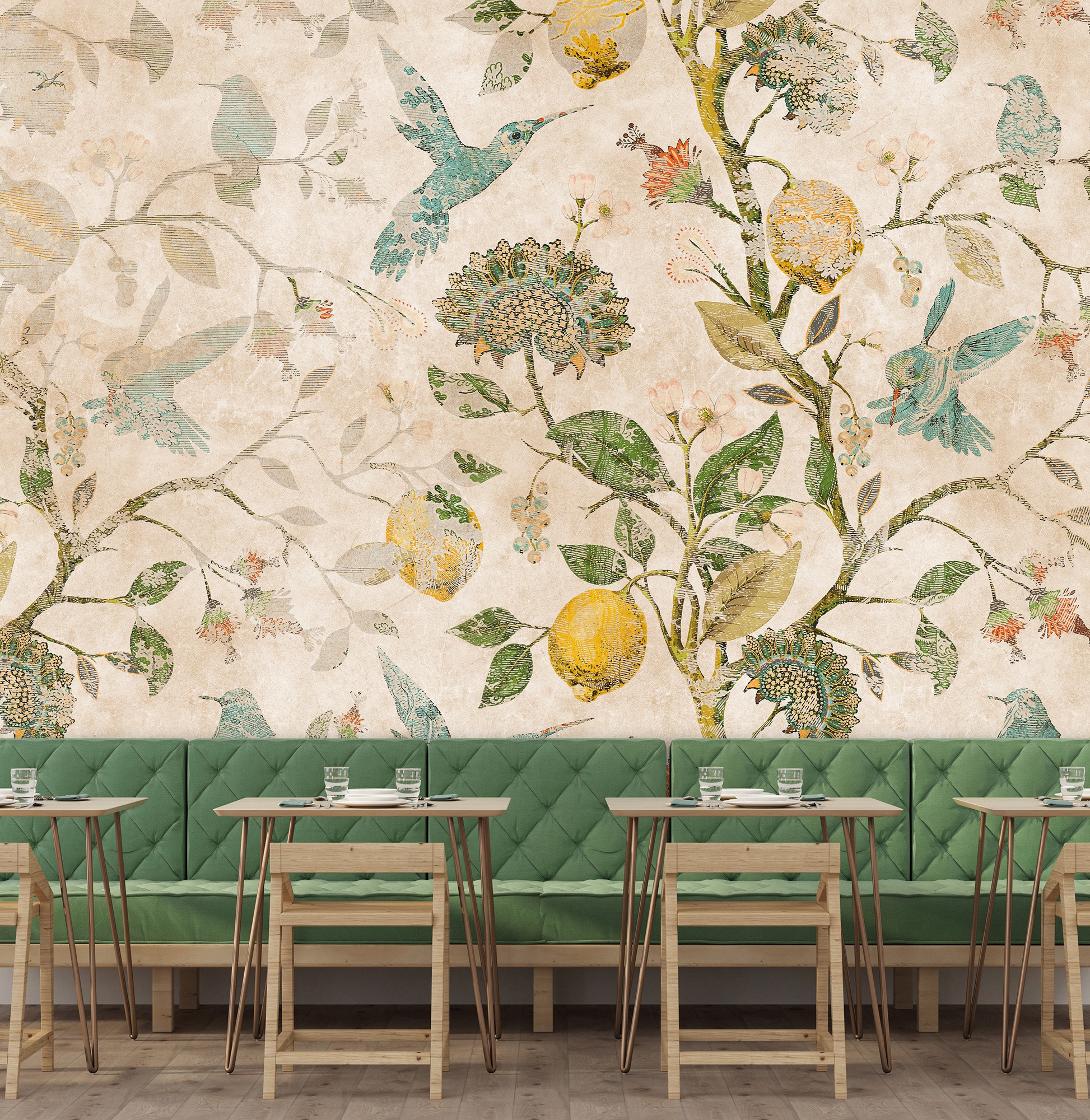 living walls Fototapete »Walls by Patel In The Lemontree«, Vlies, Wand