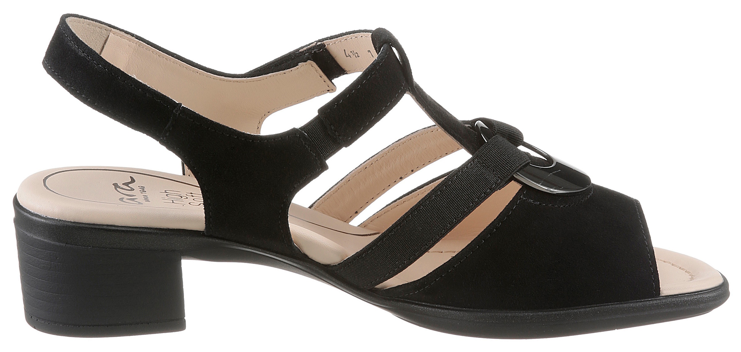 Ara Sandalette »LUGANO«  , Sommerschuh, Sandale, Blockabsatz, in Schuhweite H (= sehr weit)