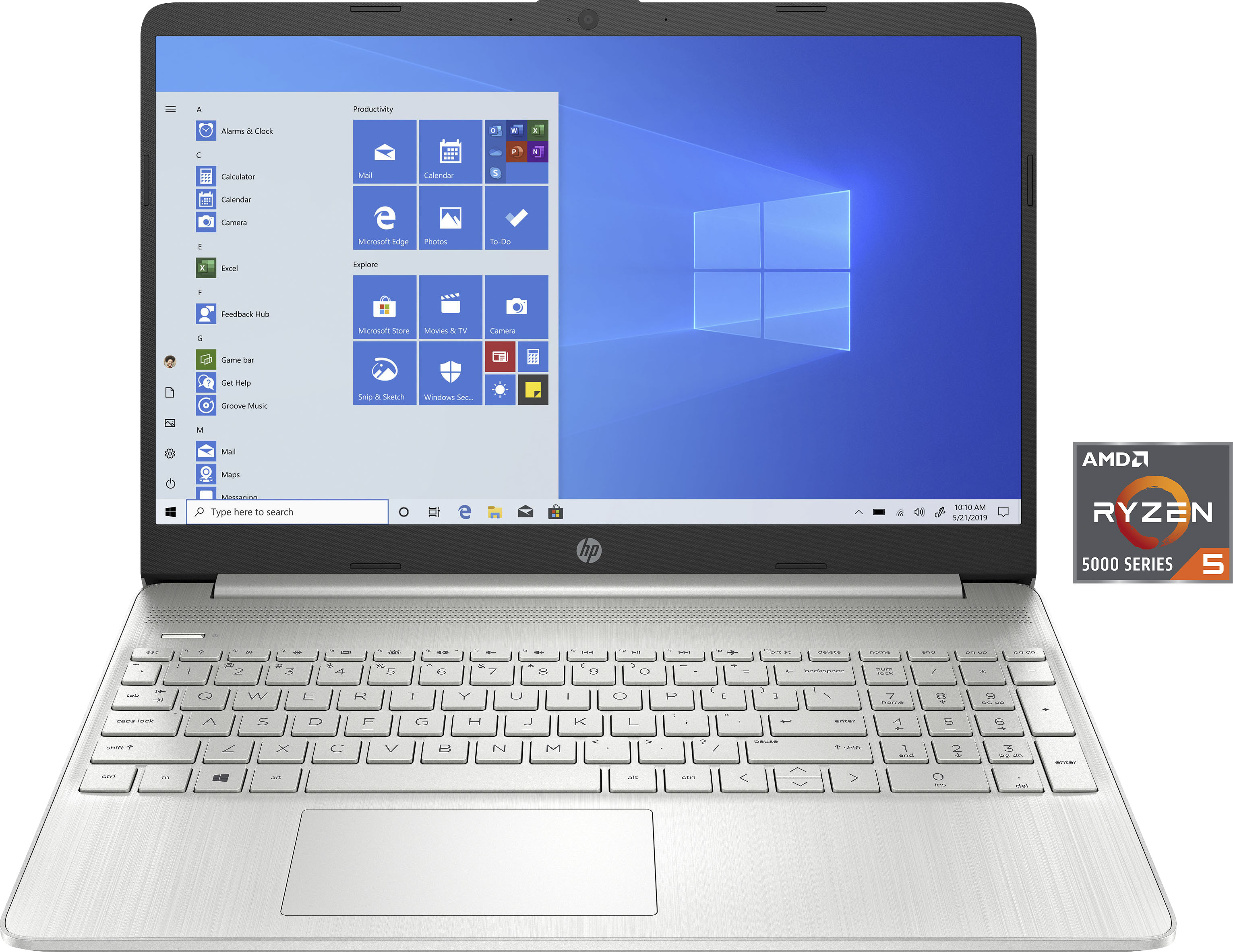 Notebook »15s-eq2200ng«, 39,6 cm, / 15,6 Zoll, AMD, Ryzen 5, Radeon Graphics, 512 GB...