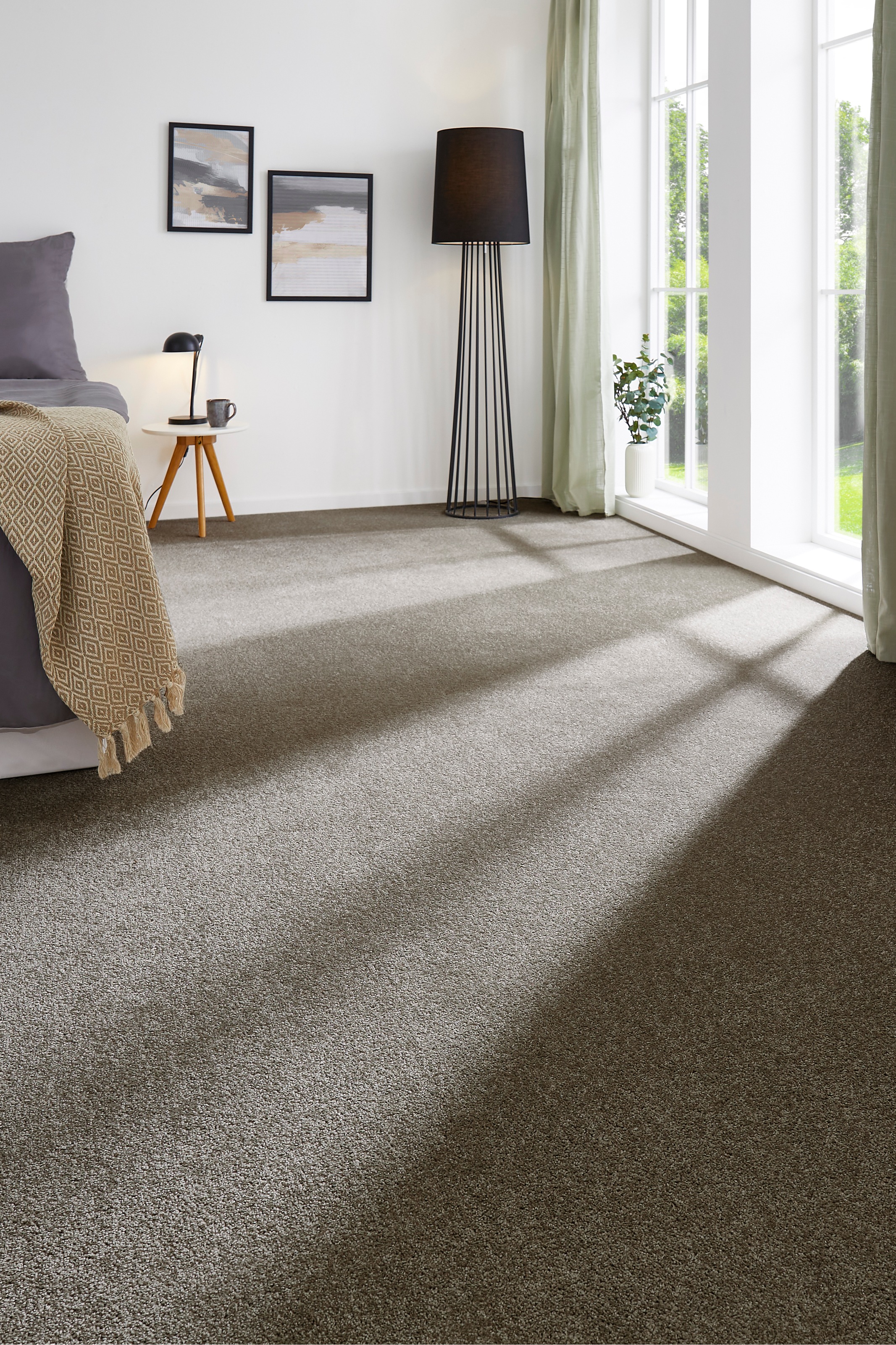 my home Teppichboden »Isabella, Velours, Made in Netherlands«, rechteckig, günstig online kaufen