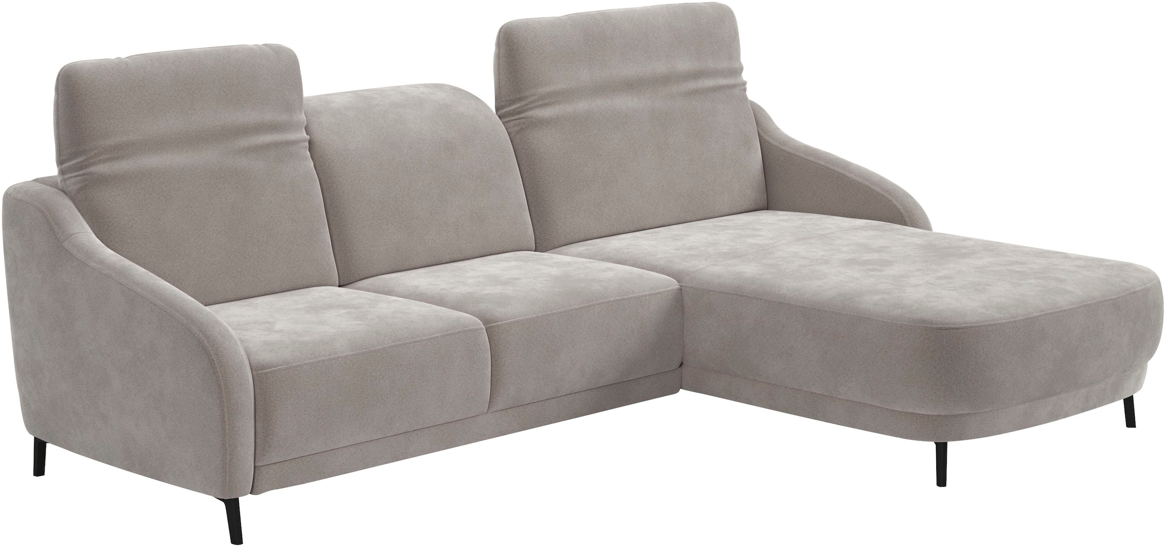 sit&more Ecksofa »Blues L-Form«, wahlweise mit Klapptisch und USB günstig online kaufen
