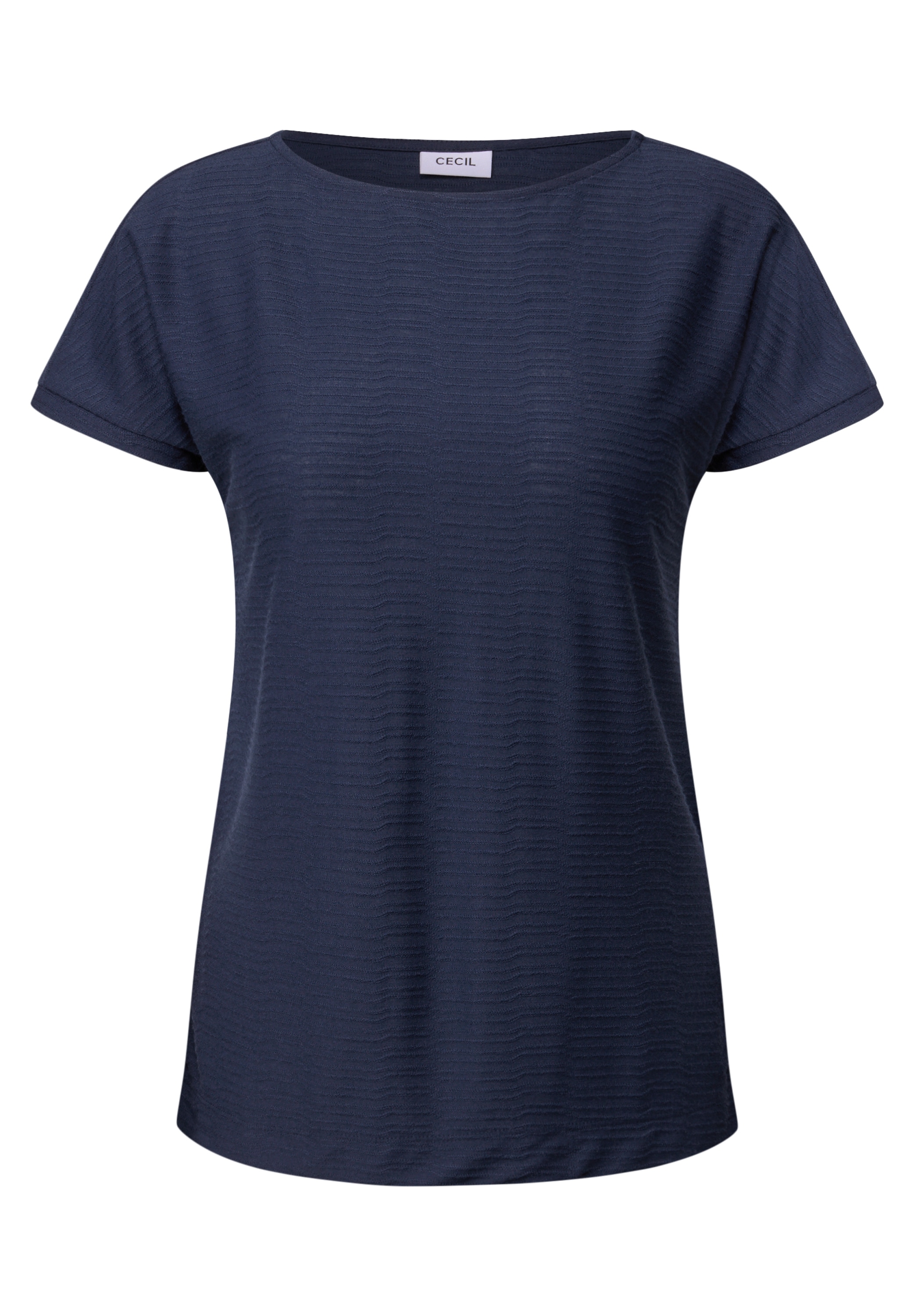 Cecil T-Shirt, mit Streifen-Struktur