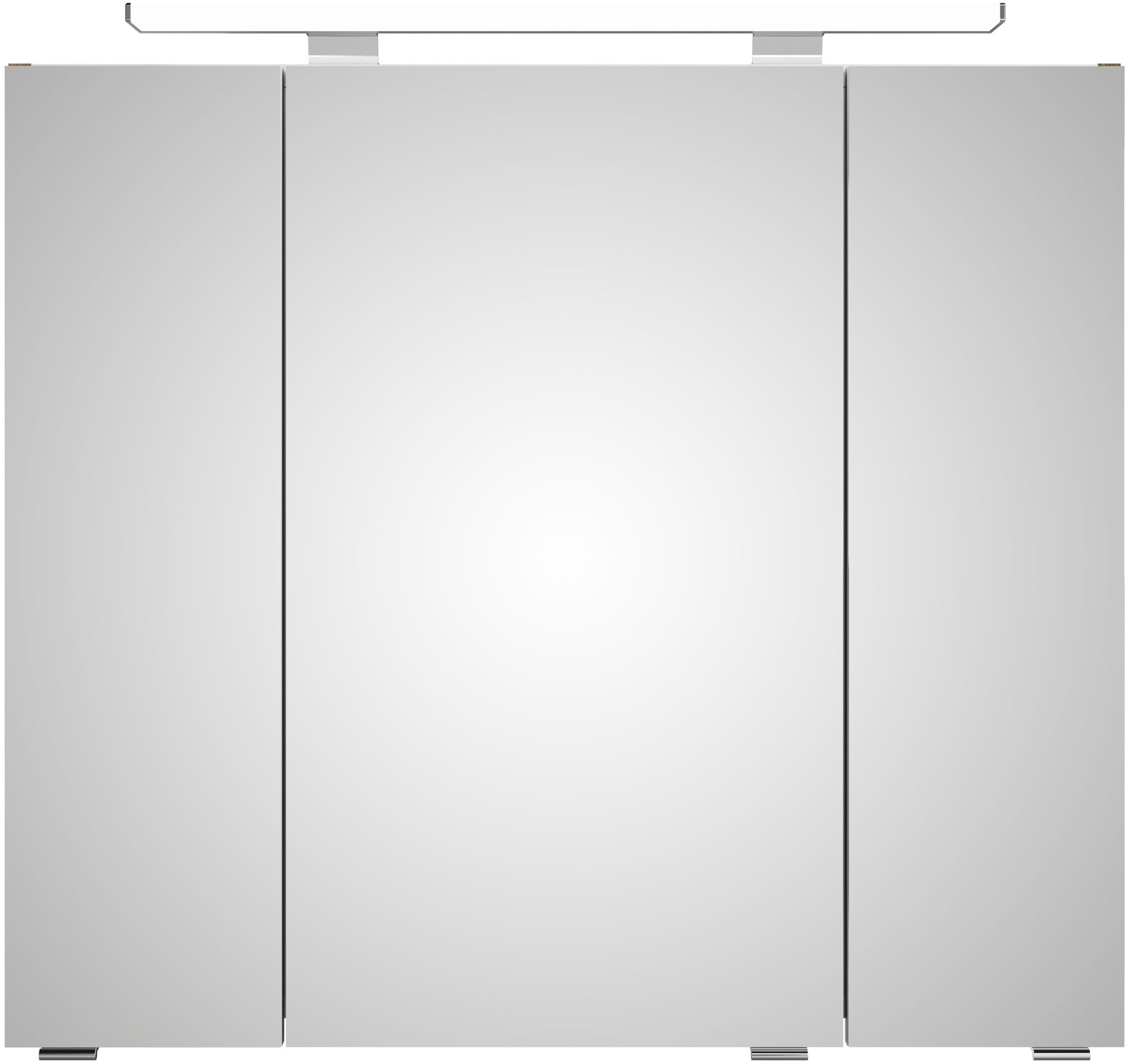 Saphir Badmöbel-Set »Serie 4010 5-teilig Keramik-Waschtisch mit LED-Spiegelschrank«, (Set), Bad Set mit Unterschrank, Hängeschrank, Midischrank, inkl. Türdämpfer