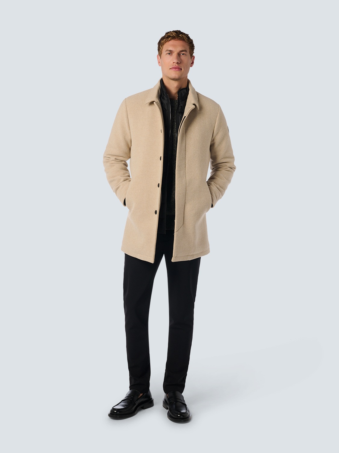 NO EXCESS Parka »No Excess Jacke Long Fit mit abnehmbarer Front«