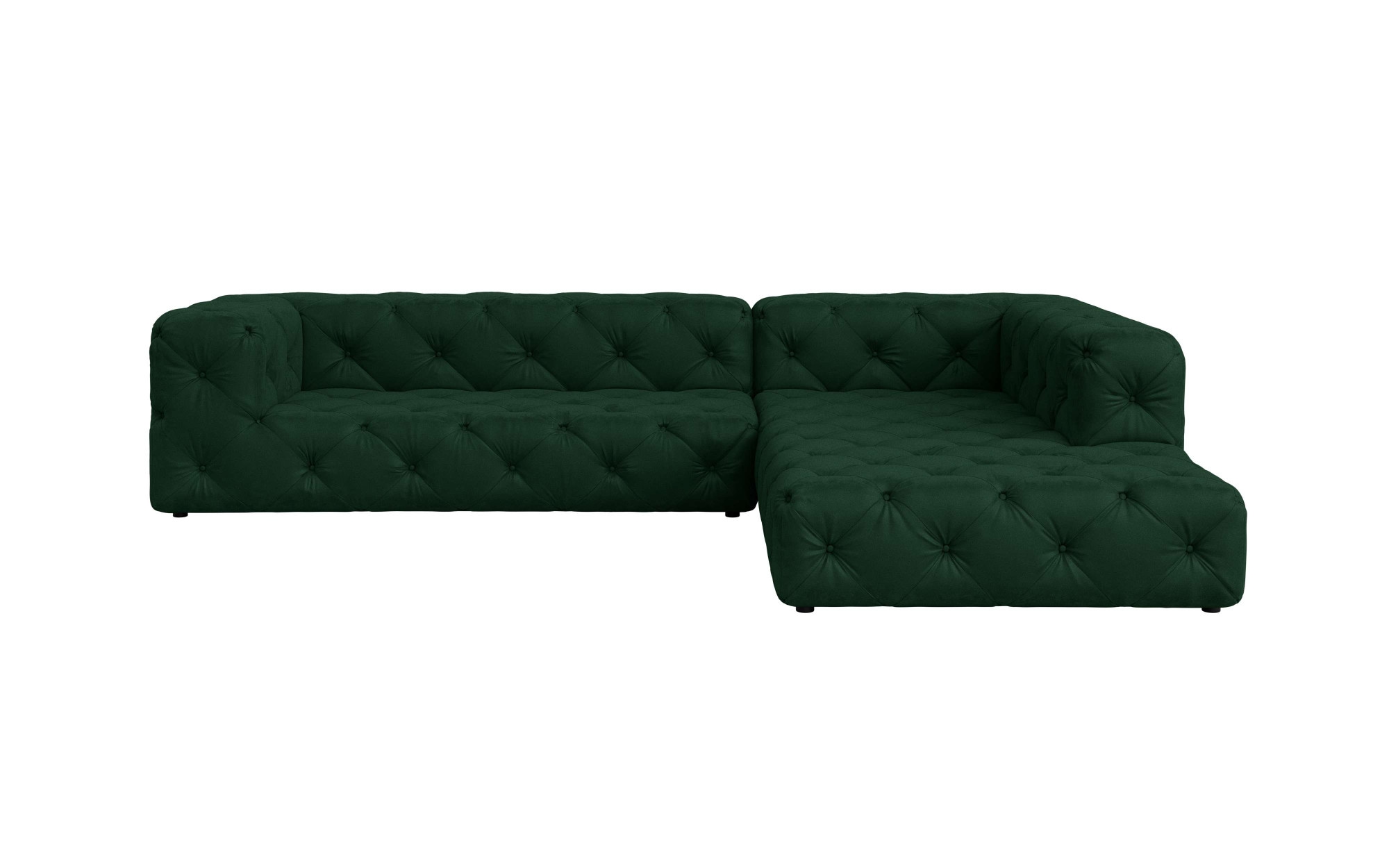 Home affaire Ecksofa »FOLLINA« L-Form, mit klassischer Chesterfield-Knopfhe günstig online kaufen