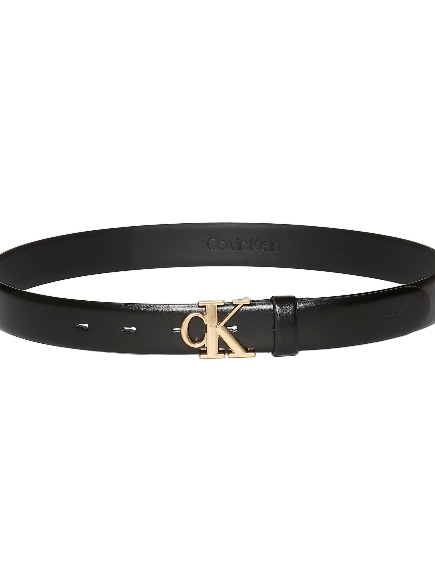 Calvin Klein Ledergürtel »CK BUCKLE 30MM FIXED BELT«, Größenverstellbar