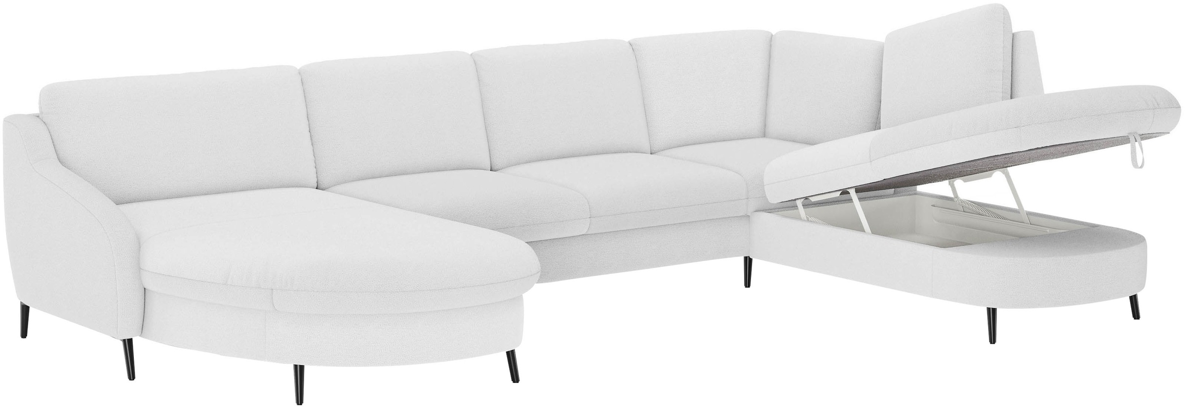 sit&more Wohnlandschaft »Soul U-Form«, wahlweise mit Bett und Bettkasten