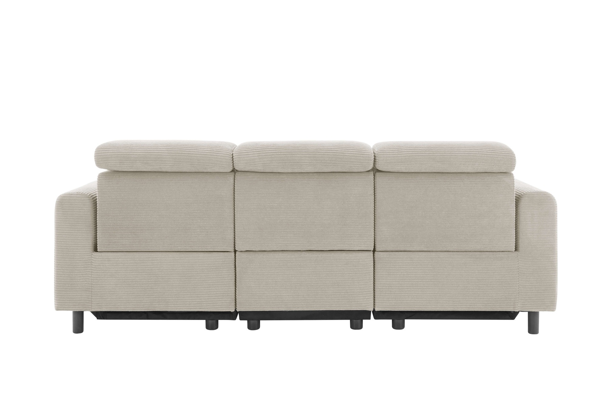 Home affaire 3-Sitzer »SKAANE in Cord, Sofa mit manueller u. elektrischer Relaxfunktion«, Relax-Funktion in 2 Sitzen, Kopfteilverstellung, Federkernpolsterung