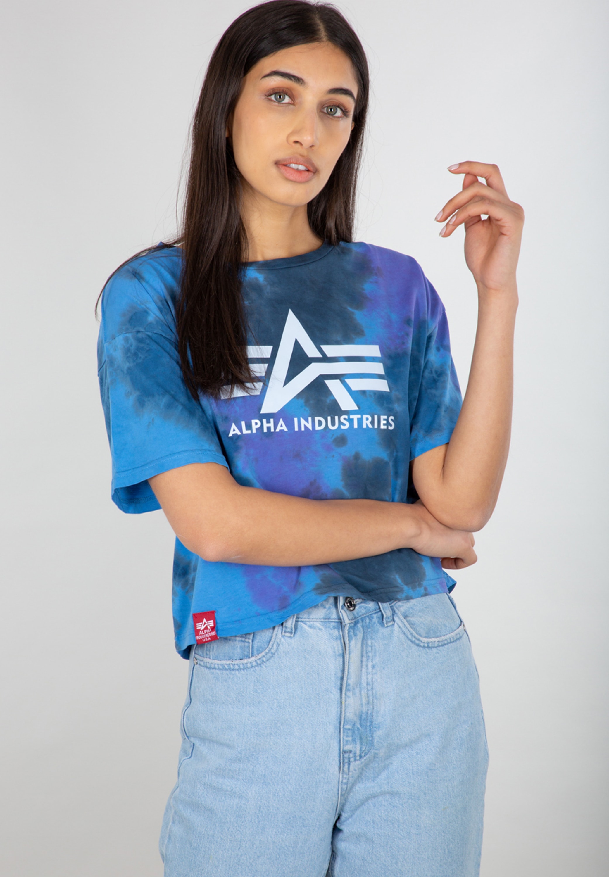 Alpha Industries T-Shirt »ALPHA INDUSTRIES Women - T-Shirts Big A Batik T Wmn«