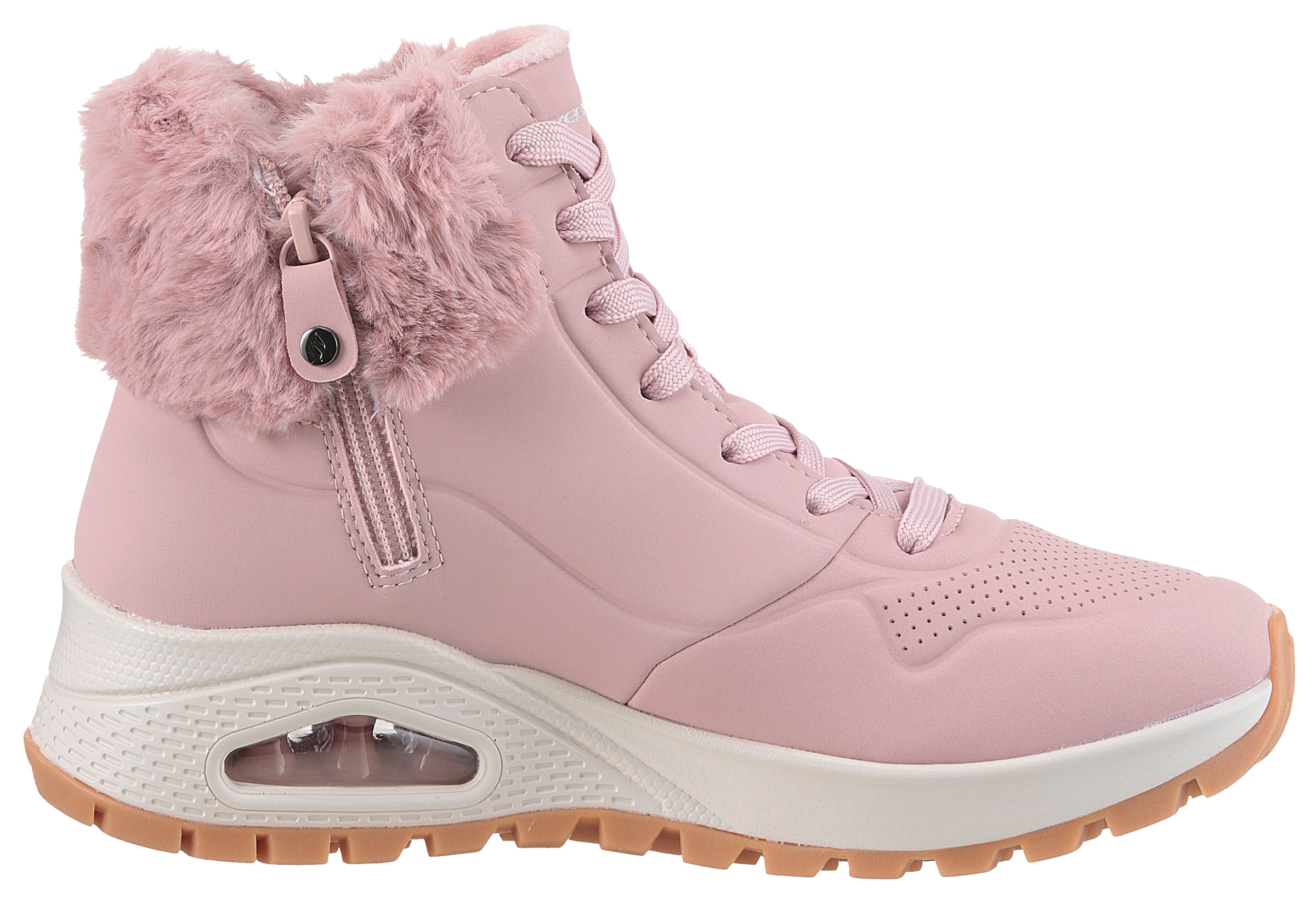 Skechers Schnürboots »UNO RUGGED - FALL AIR«, Winterboots mit Air-Cooled Memory Foam® Komfort-Innensohle