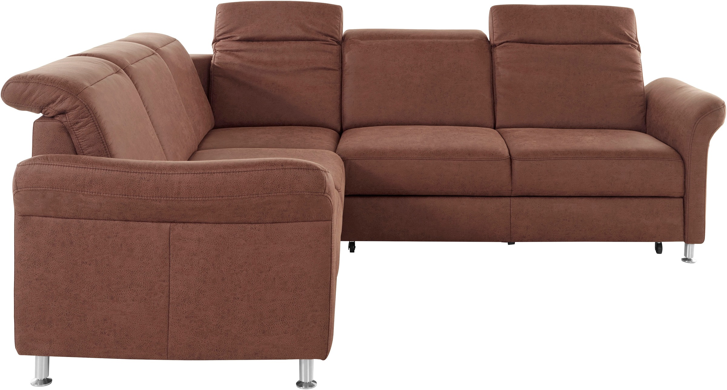 sit&more Ecksofa »Darwin L-Form« inklusive Federkern, wahlweise mit Kopftei günstig online kaufen