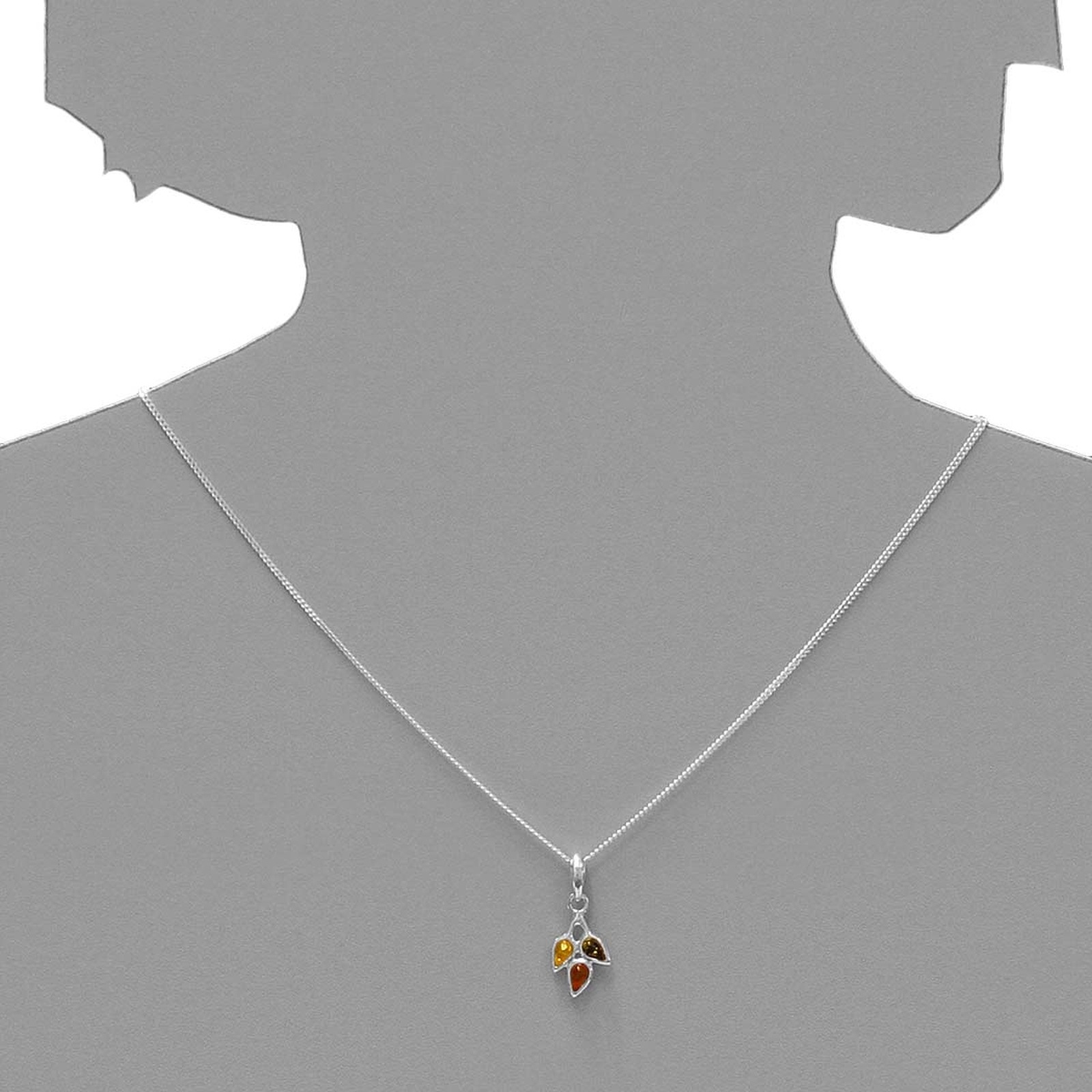 OSTSEE-SCHMUCK Kette mit Anhänger »Ostsee-Schmuck Kette mit Anhänger Greta Kette mit Anhänger Greta«, (2 tlg.)