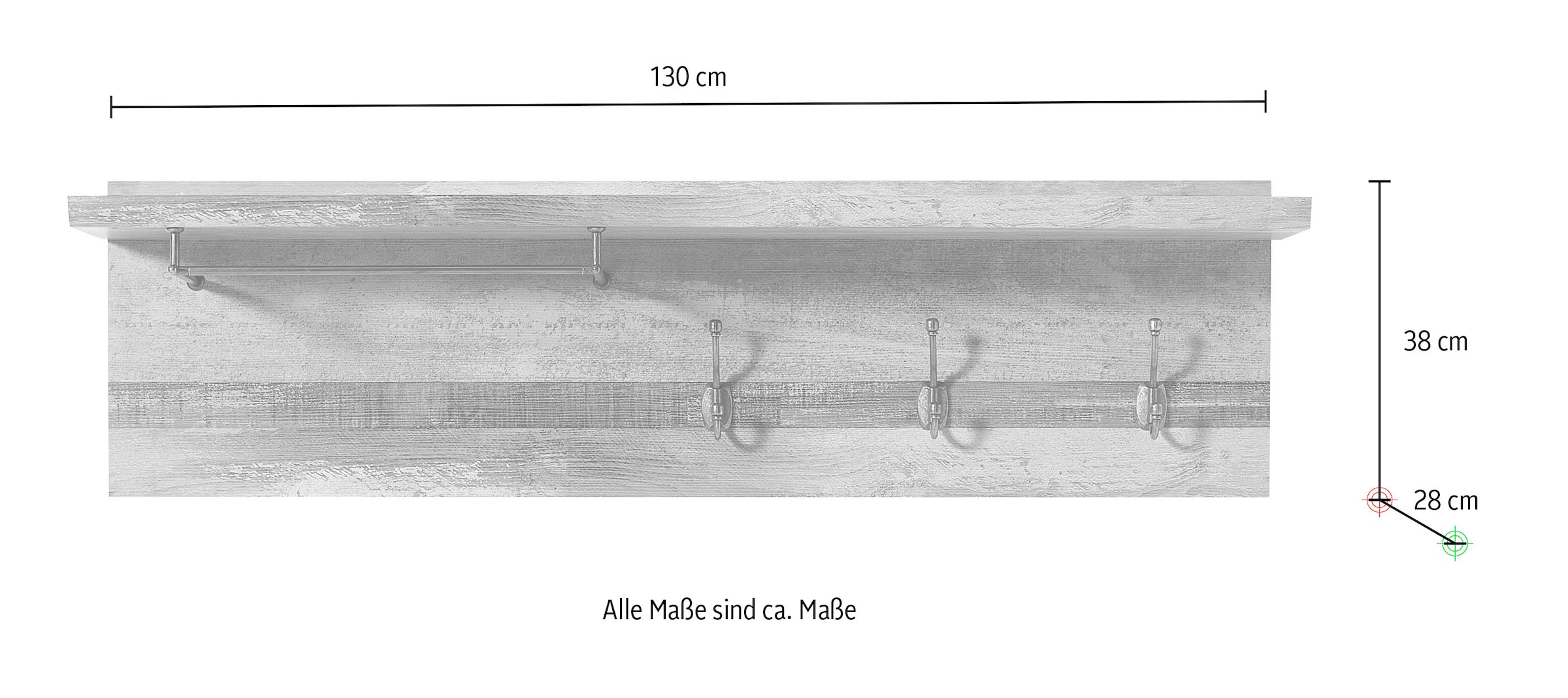 Innostyle Garderoben-Set »BONANZA« Komplett-Set, 