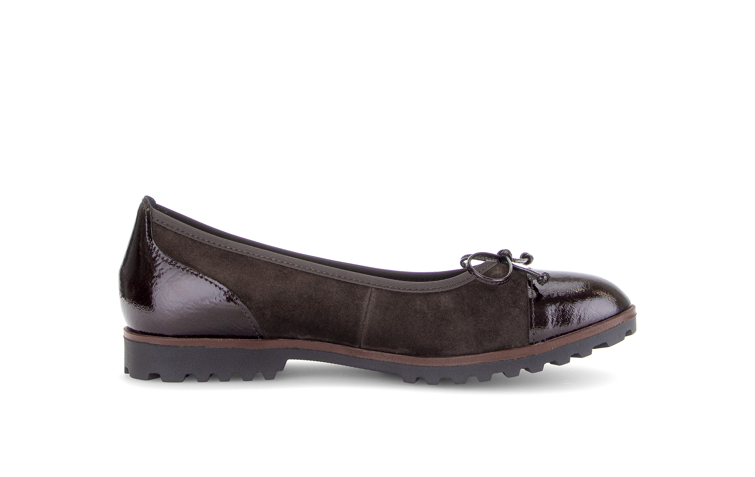 Gabor Ballerina  Blockabsatz, Businessmode, Schlüpfschuh mit Zierschleife