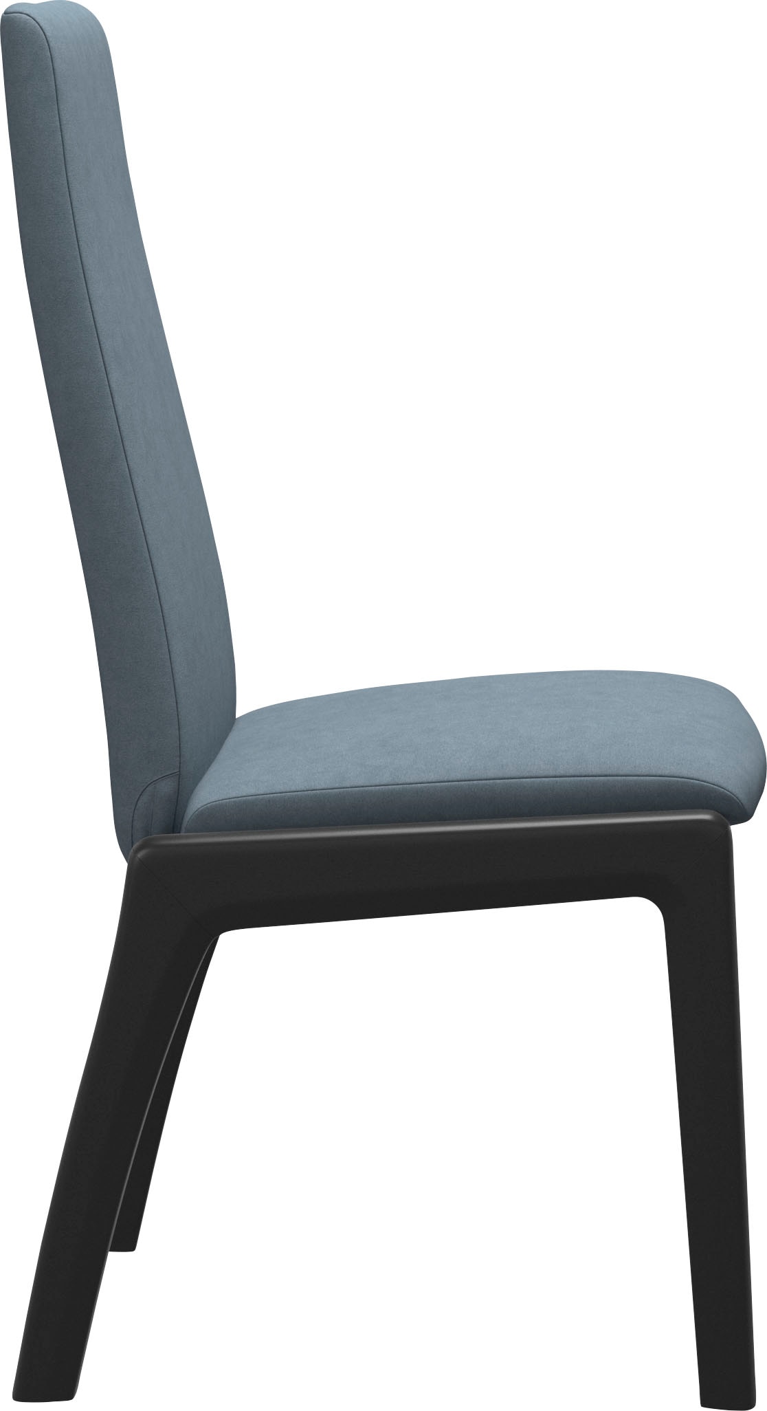 Stressless® Polsterstuhl »Laurel«, Microfaser DINAMICA, High Back, Größe M, mit abgerundeten Beinen in Schwarz