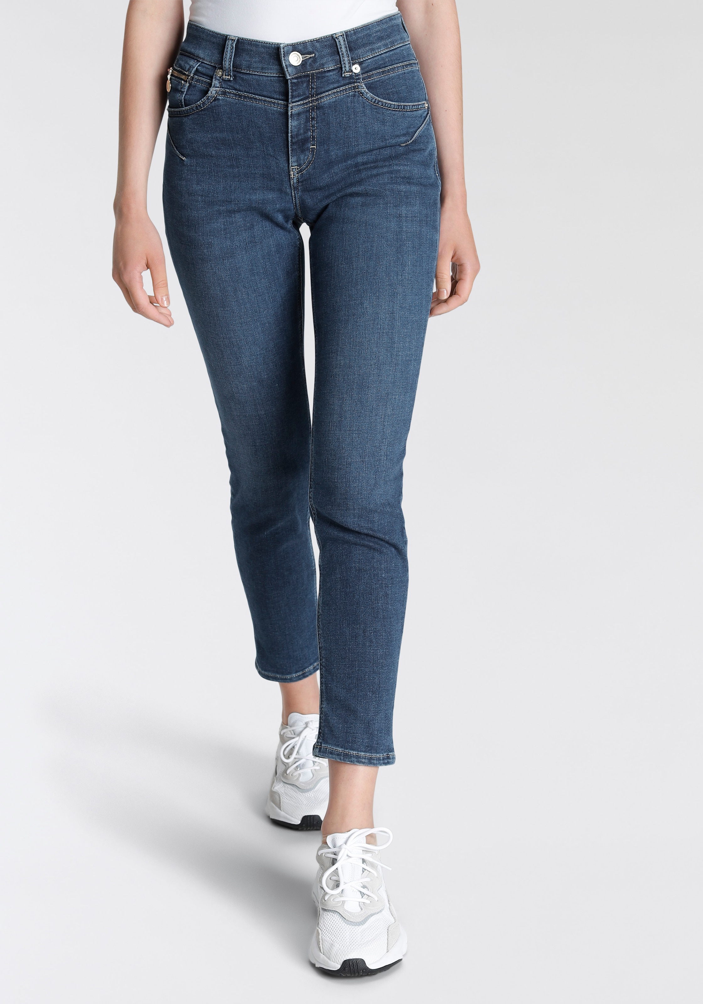 MAC Slim-fit-Jeans »Rich-Slim«, Robuste strukturierte Denimqualität