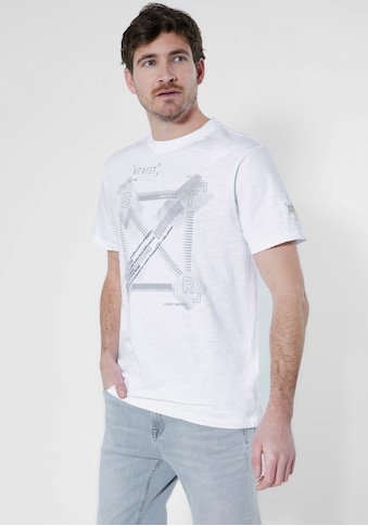 STREET ONE MEN T-Shirt, mit coolen Frontprint kaufen