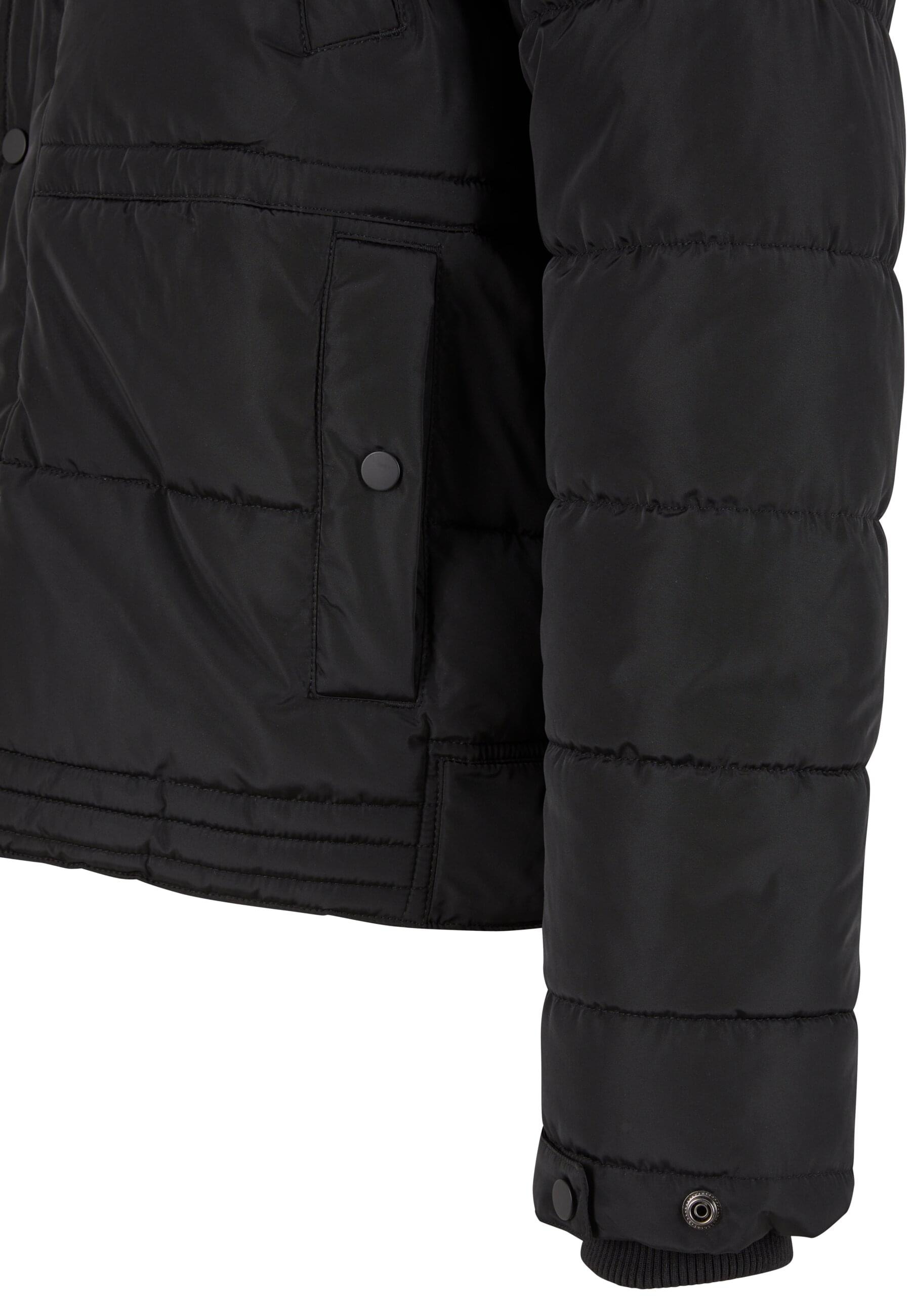 URBAN CLASSICS Winterjacke »Urban Classics Puffer Jacket With Detachable Fur Collar« 1 Stk. tlg. ohne Kapuze