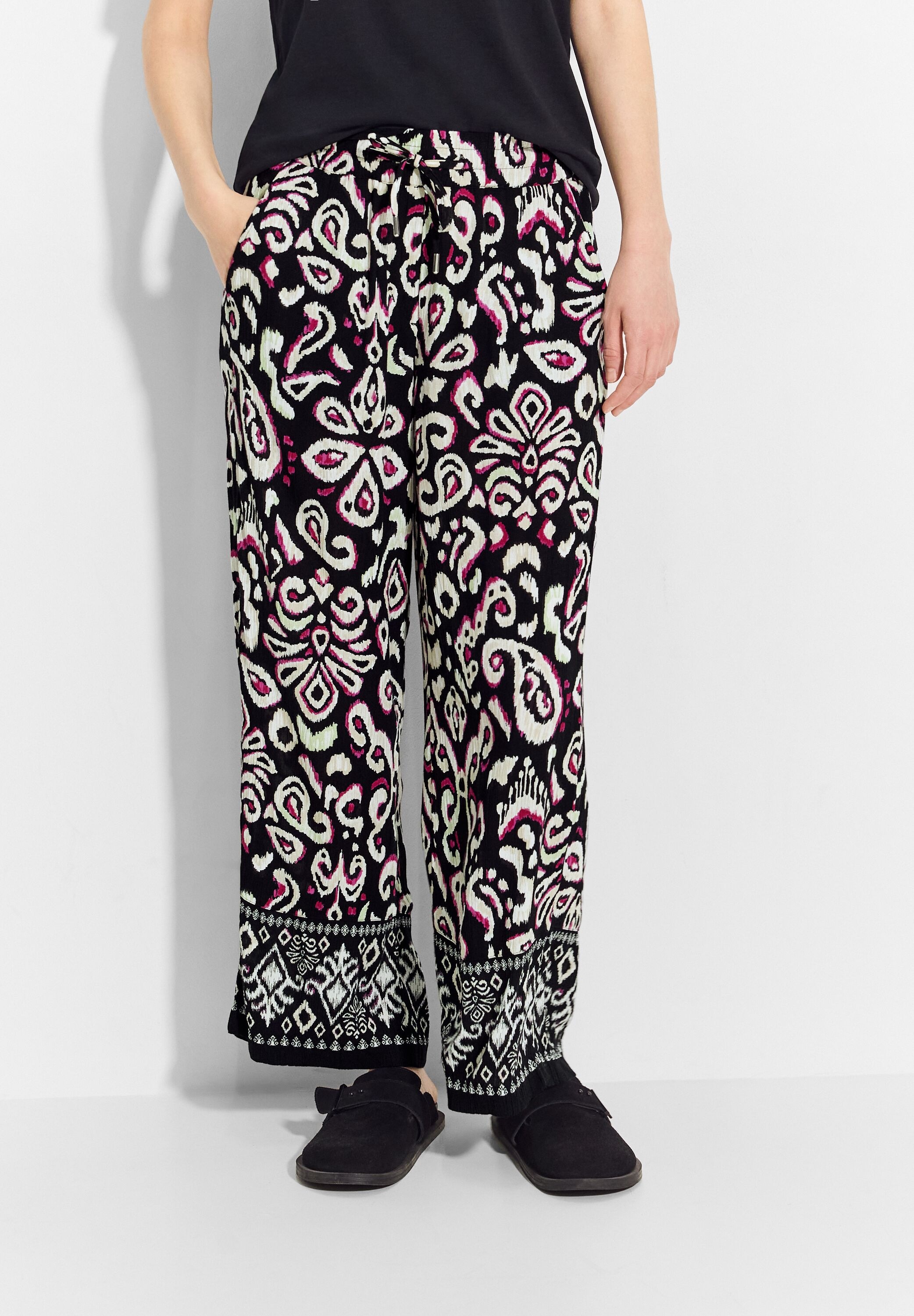 Cecil Culotte »Style Neele«, Sommerhose mit Ornament Muster