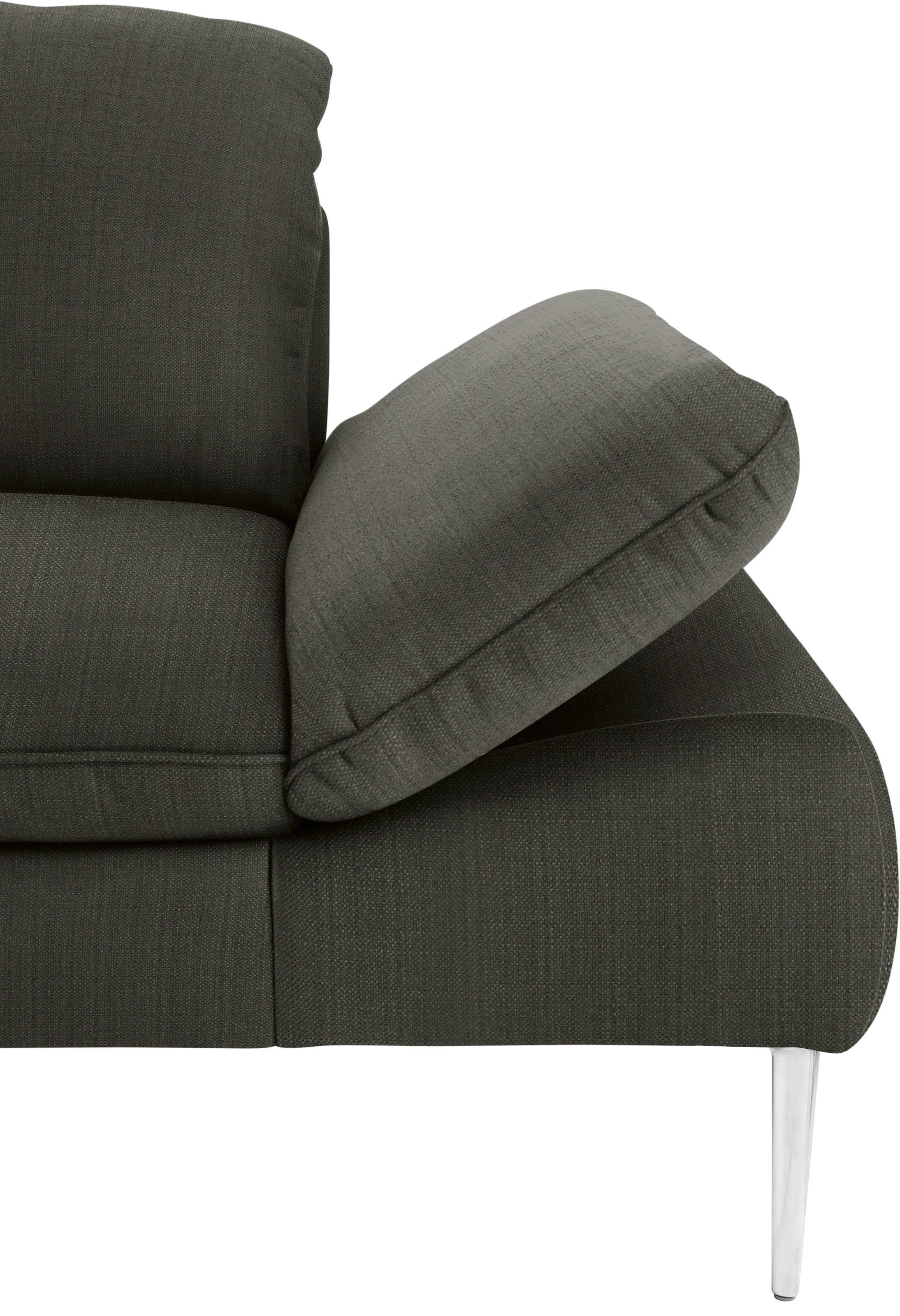 W.SCHILLIG 2,5-Sitzer »enjoy&MORE«, mit Sitztiefenverstellung, Füße Chrom glänzend, Breite 232 cm