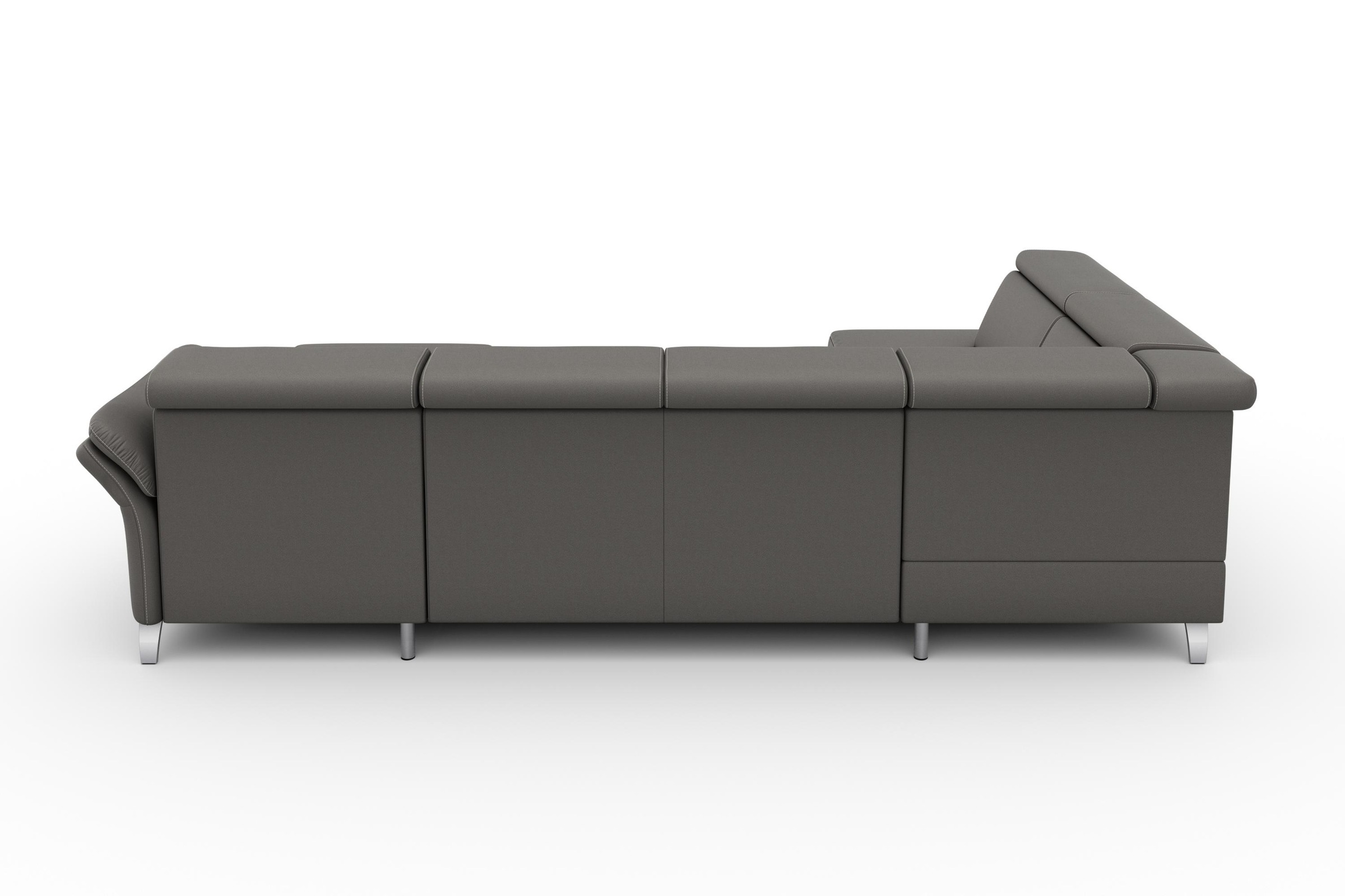 sit&more Wohnlandschaft »Vincenzo U-Form«, inklusive Kopfteilverstellung, wahlweise mit Bettfunktion, Bettkasten