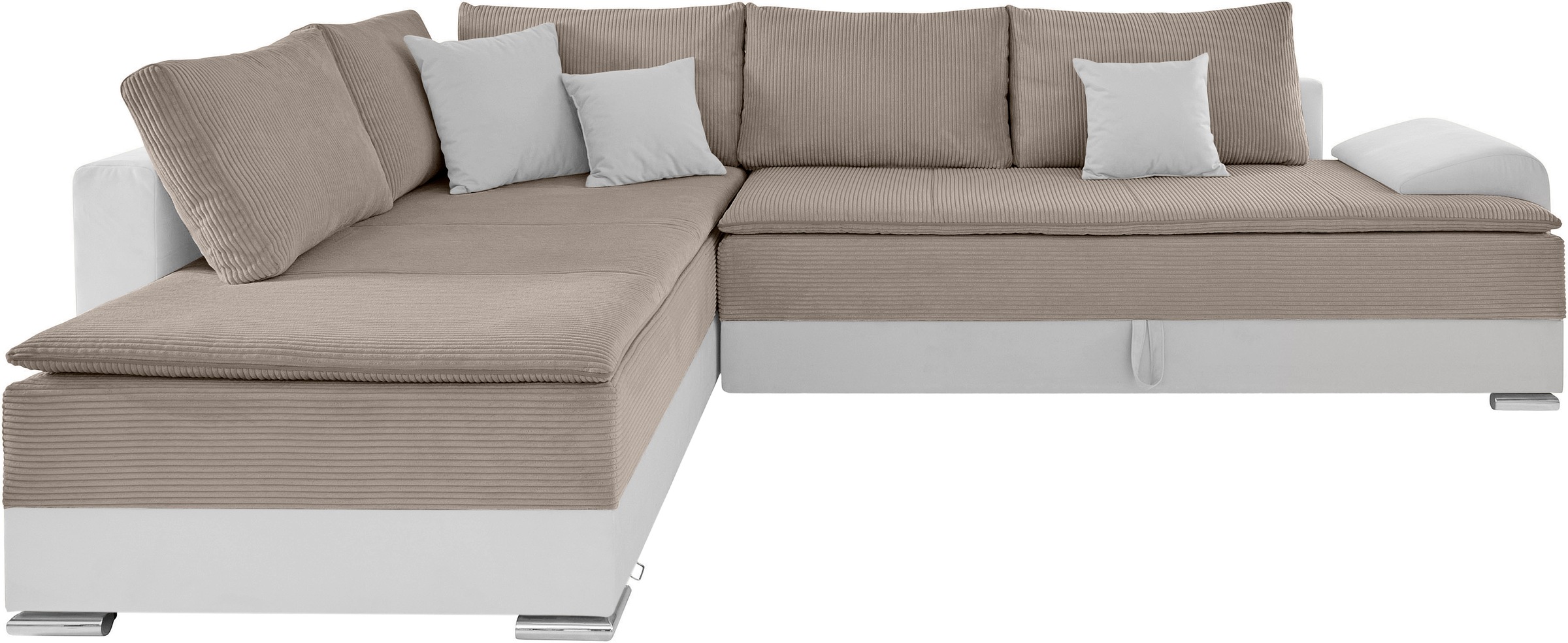 INOSIGN Ecksofa »Boxspringbett Night & Day L-Form mit Dauer-Schlaffunktion günstig online kaufen