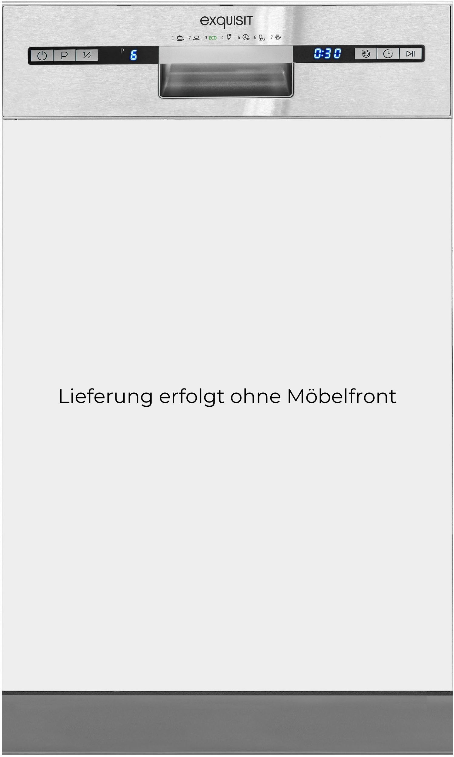 exquisit teilintegrierbarer Geschirrspüler »EGSP2109-EB-030E« 9 Maßgedecke günstig online kaufen