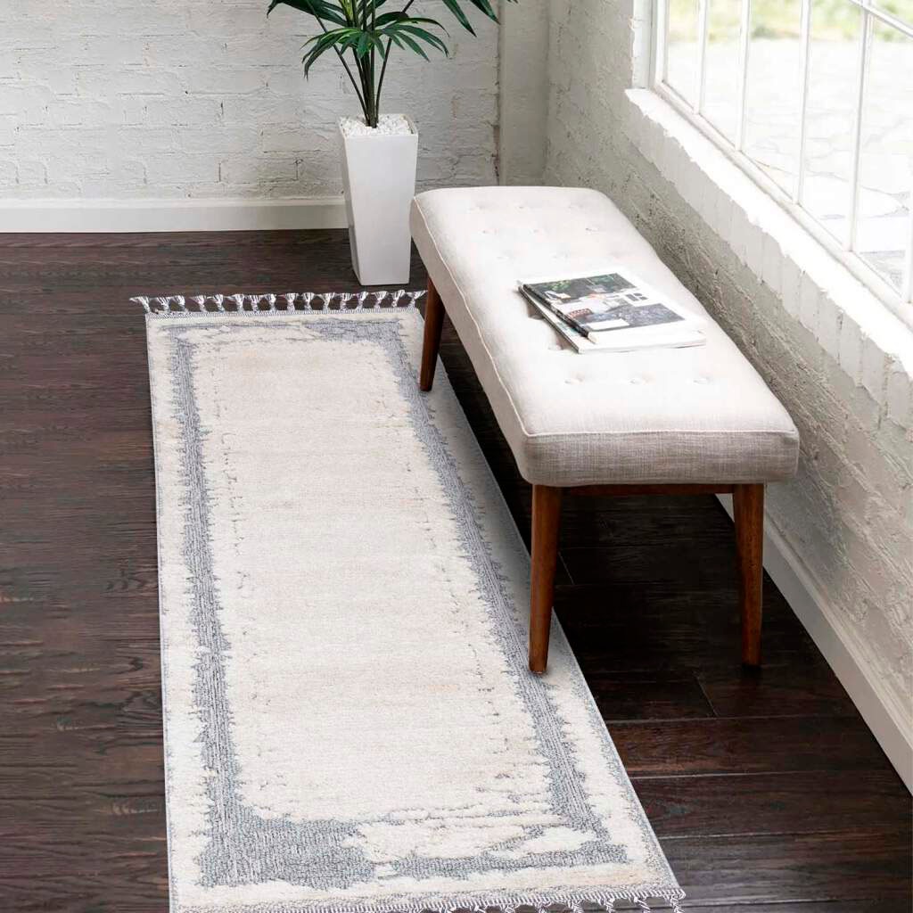 Carpet City Hochflor-Teppich »Valencia 908« rechteckig 20 mm Höhe Läufer, B günstig online kaufen