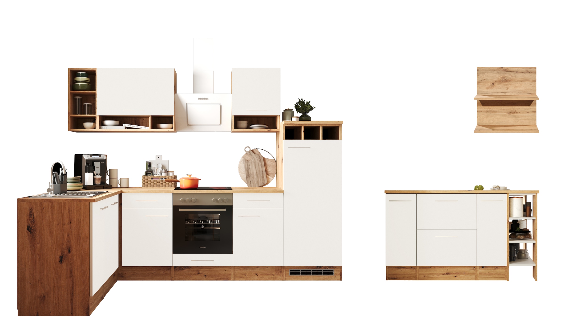RESPEKTA Kücheninsel »Hilde« Breite 280 cm, 90 cm Arbeitshöhe, in exklusive günstig online kaufen
