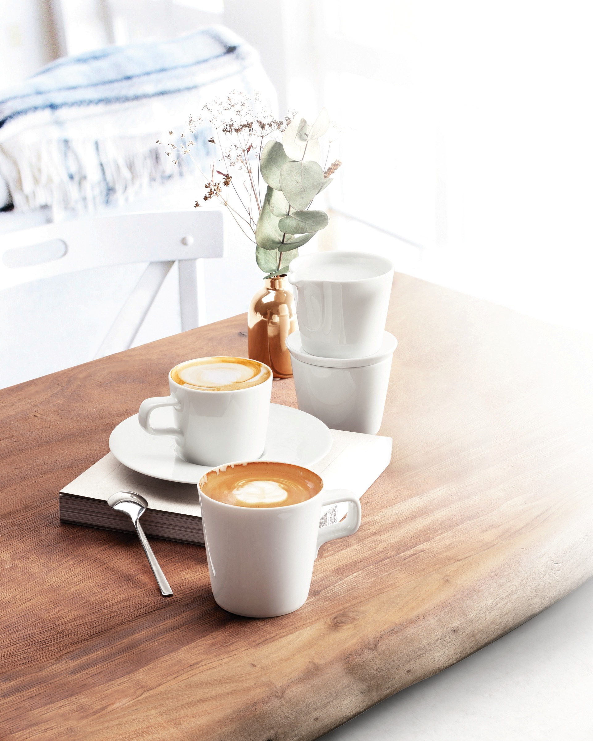Seltmann Weiden Kaffeeservice »Geschirr-Set, Service No Limits«, (Set, 18 tlg.), Tassen, Teller, Untertassen, Made in Germany, 18 Teile, für 6 Personen