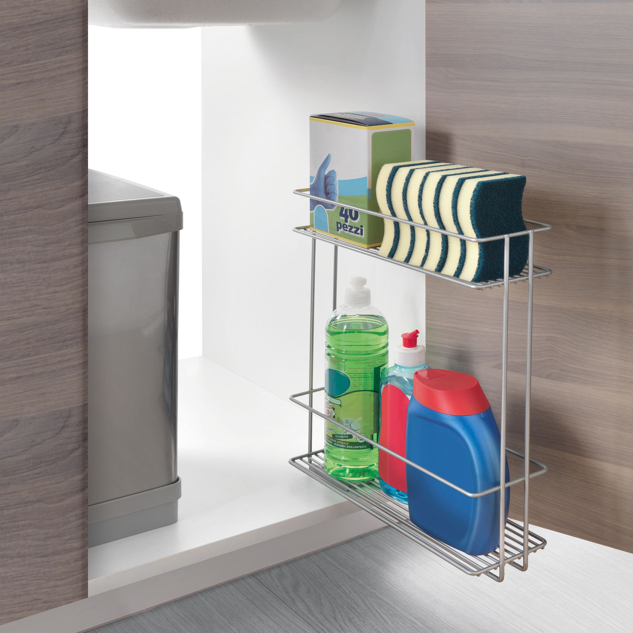 Metaltex Mehrzweckregal, (1 St.), Vintage Optik, 2 Etagen, mit exclusiver TouchTherm® Beschichtung