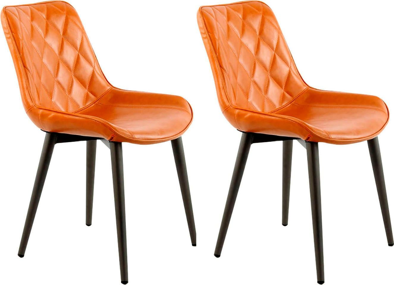 Kayoom Stuhl »Cecil 110 2er-Set,moderne Farben,Rückenlehne mit stilvollem N günstig online kaufen