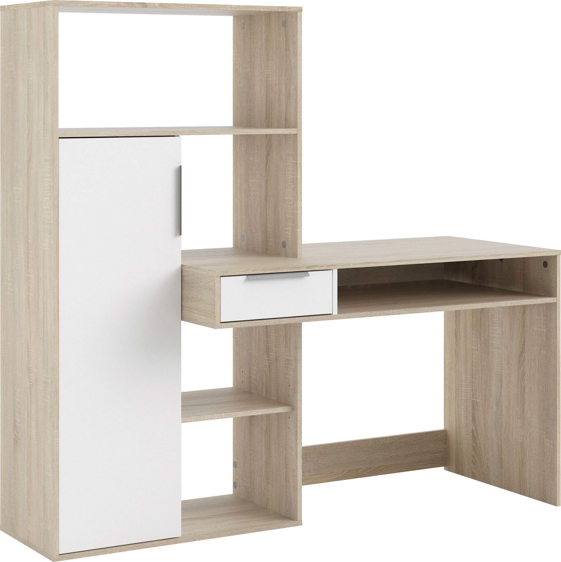 Regal-Schreibtisch »Function Plus, Standregal, Aktenregal, Stauraumregal,...