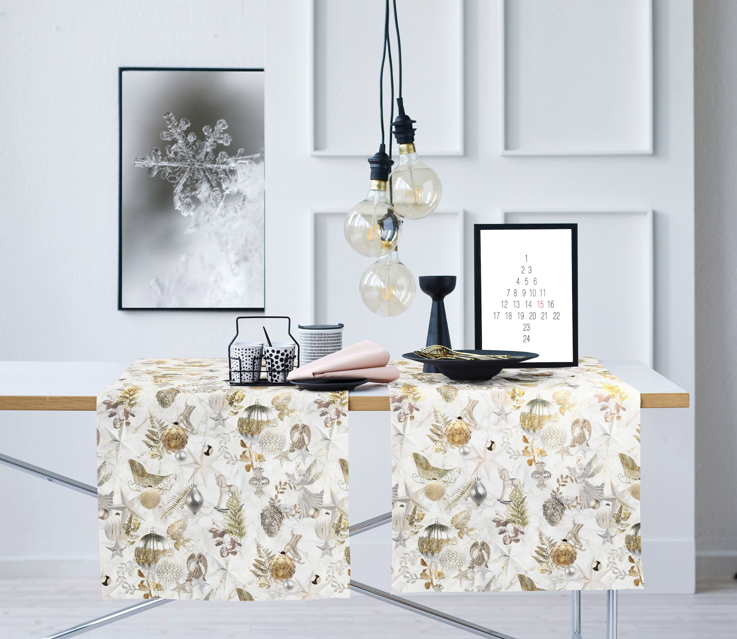 APELT Tischläufer »4707 CHRISTMAS GLAM, Weihnachtsdeko, Weihnachten« Digitaldruck