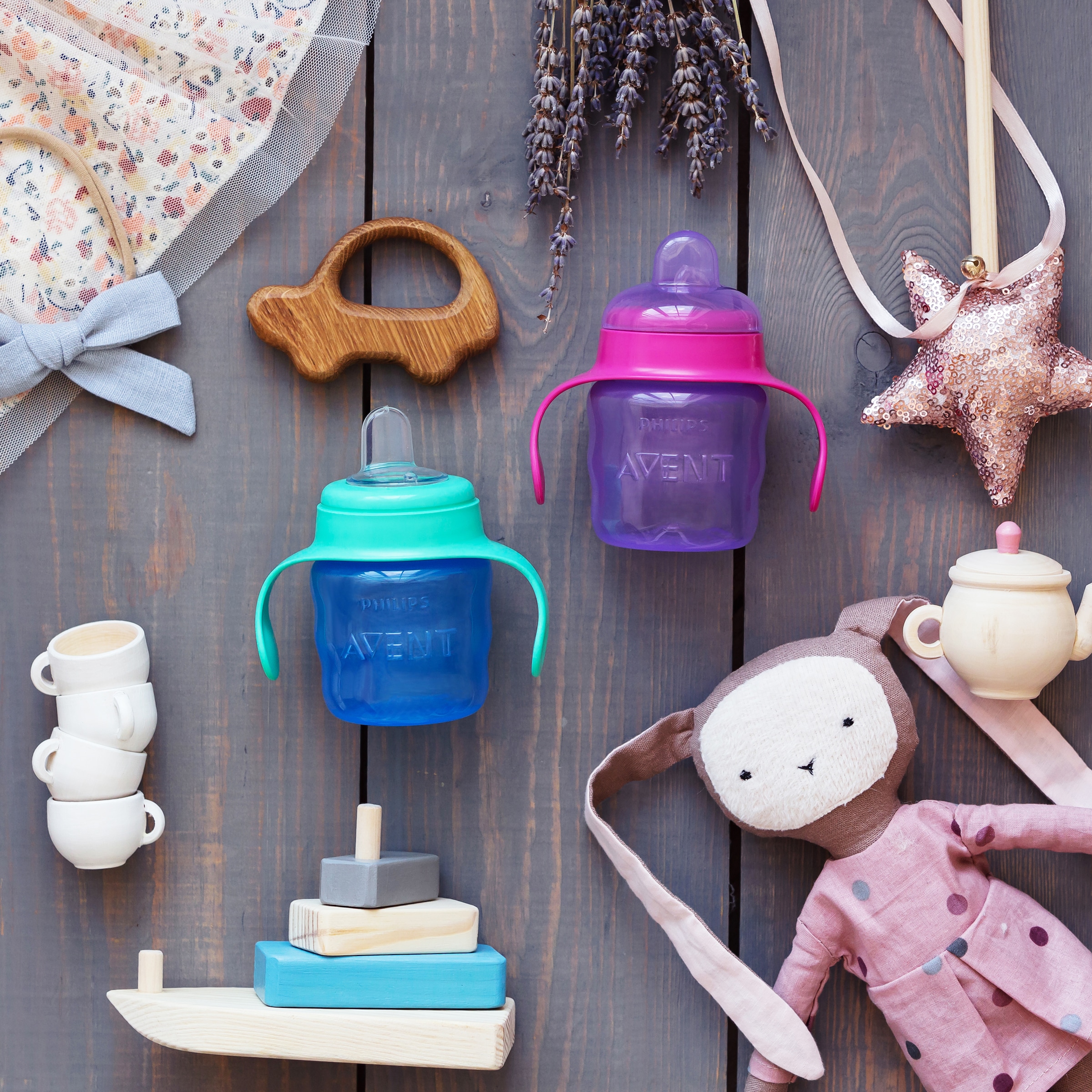 Philips AVENT Trinklernbecher »SCF551« Schnabelbecher mit weichem Trinkschnabel, ab 6. M.