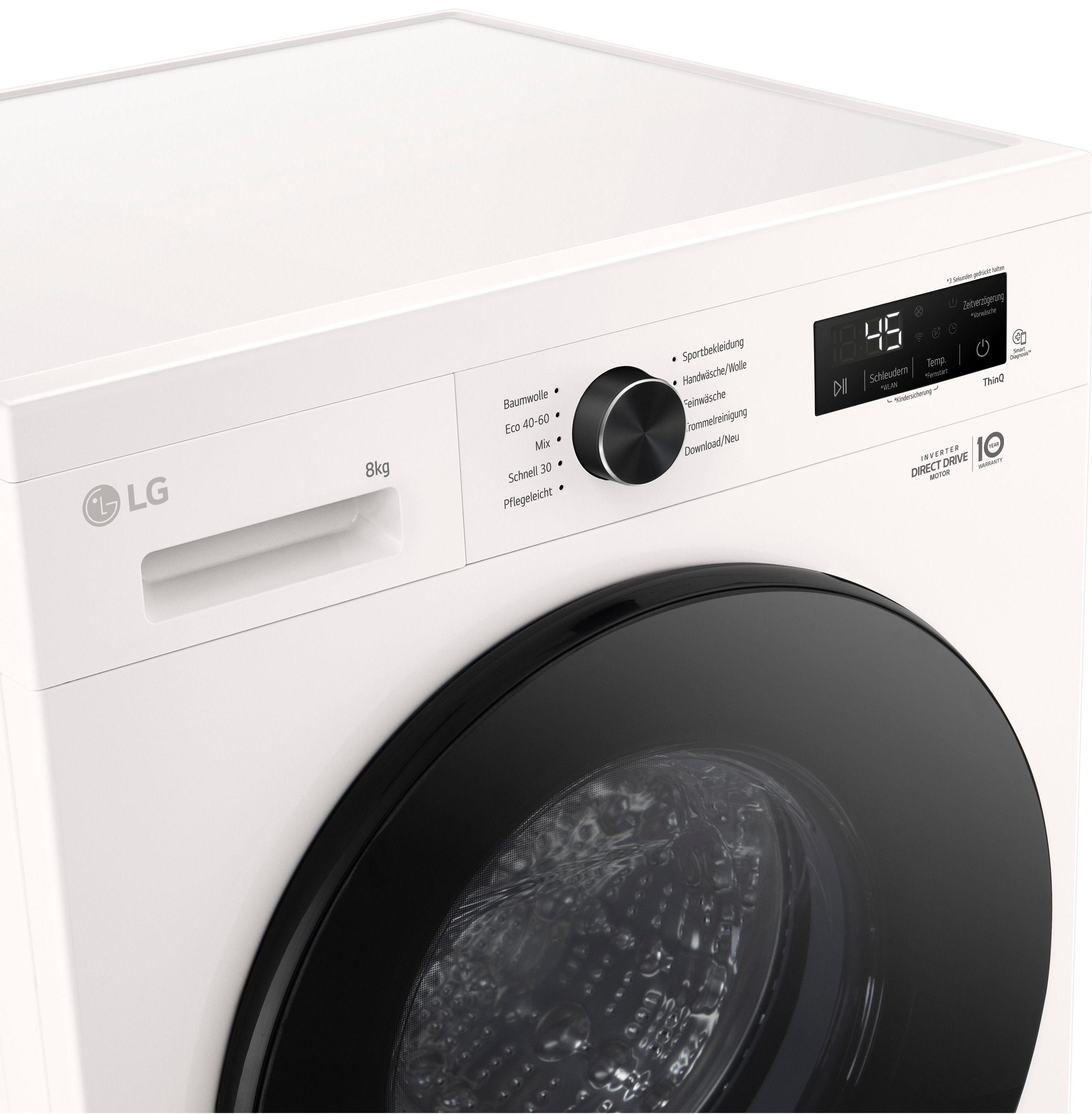 LG Waschmaschine VB »F4WB308Y«, 8 kg, 1400 U/min