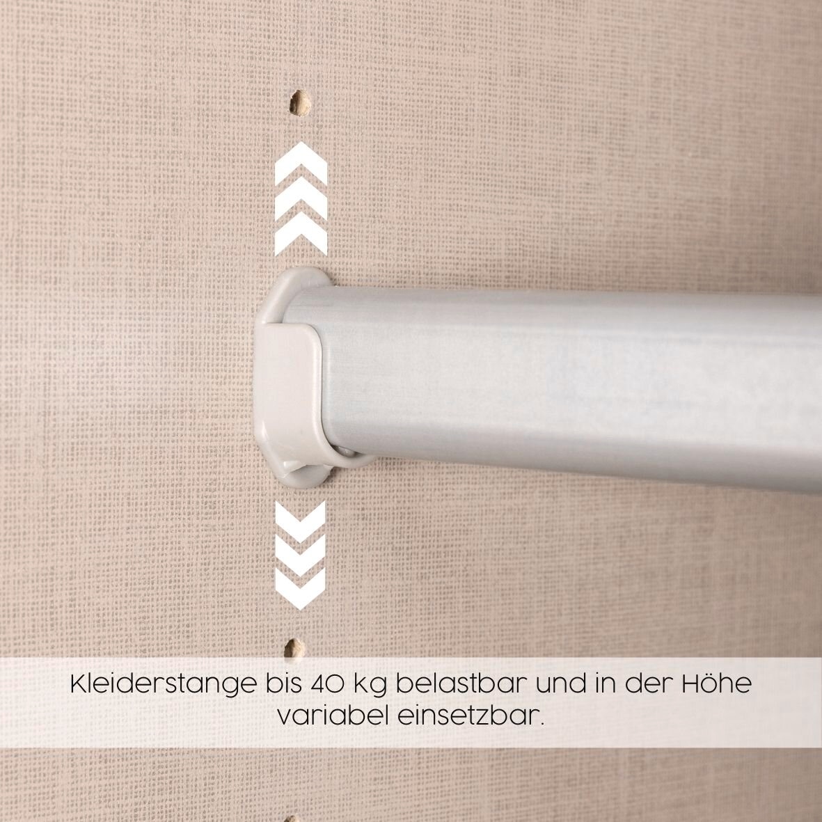 OTTO home Kleiderschrank »Schwebetürenschrank Schrank Garderobe Wäscheschrank BAVENO« in 3 Ausstattungen BASIC/CLASSIC/PREMIUM (mit Soft-Close-Funktion),  in moderner Loft-Optik mit Griffleisten aus Metall MADE IN GERMANY